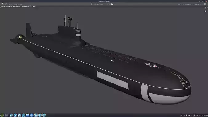 Russian Submarine Project 941 Akula - NATO Typhoon
