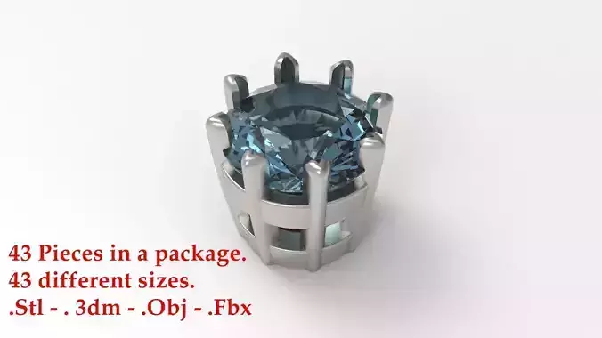 Jewelry Prong Head Set Package 194