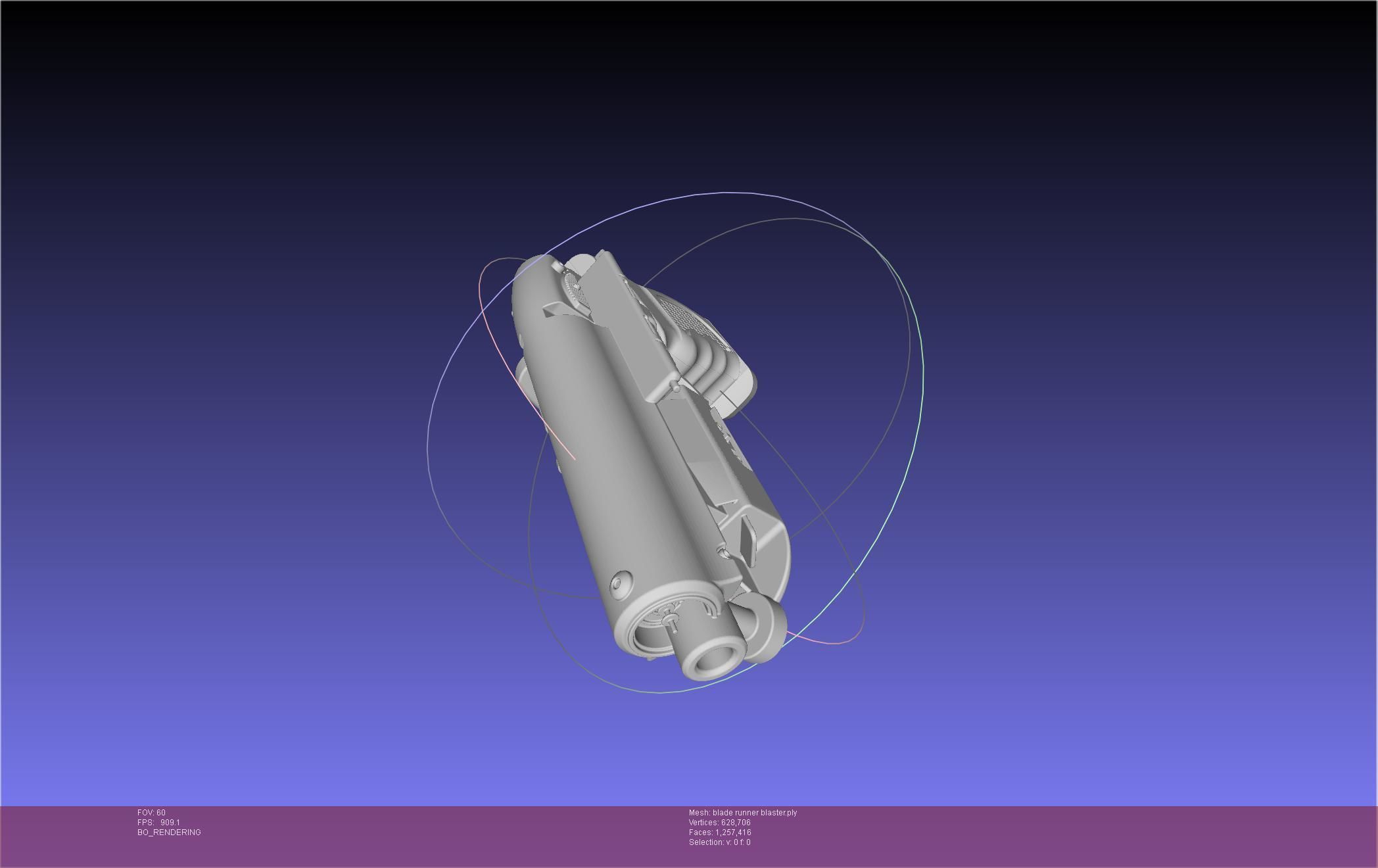 Blade Runner Deckard Blaster Basic Model 3D model_47