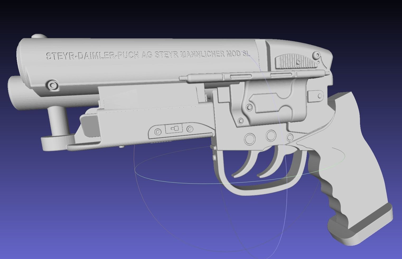 Blade Runner Deckard Blaster Basic Model 3D model_145