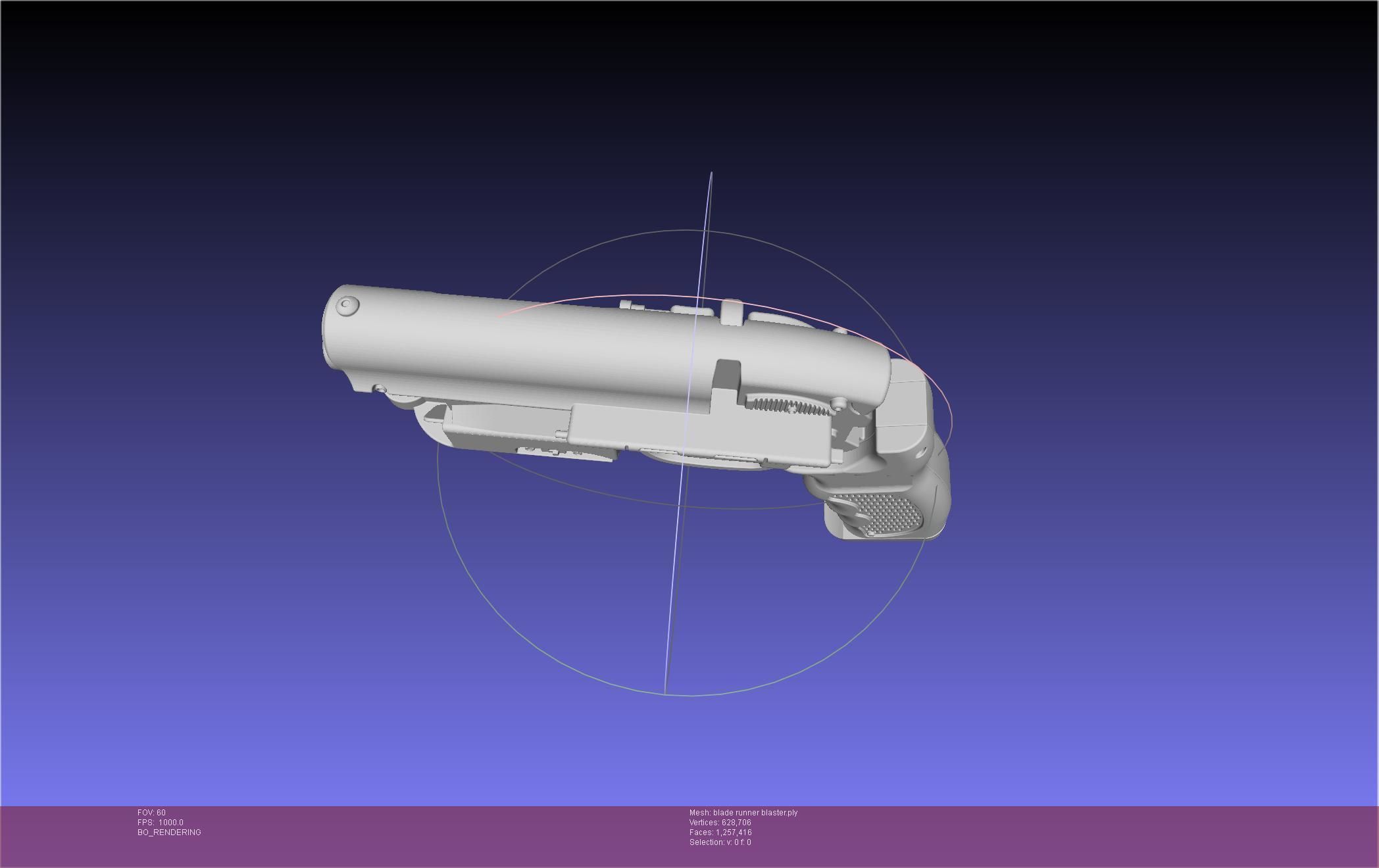 Blade Runner Deckard Blaster Basic Model 3D model_61