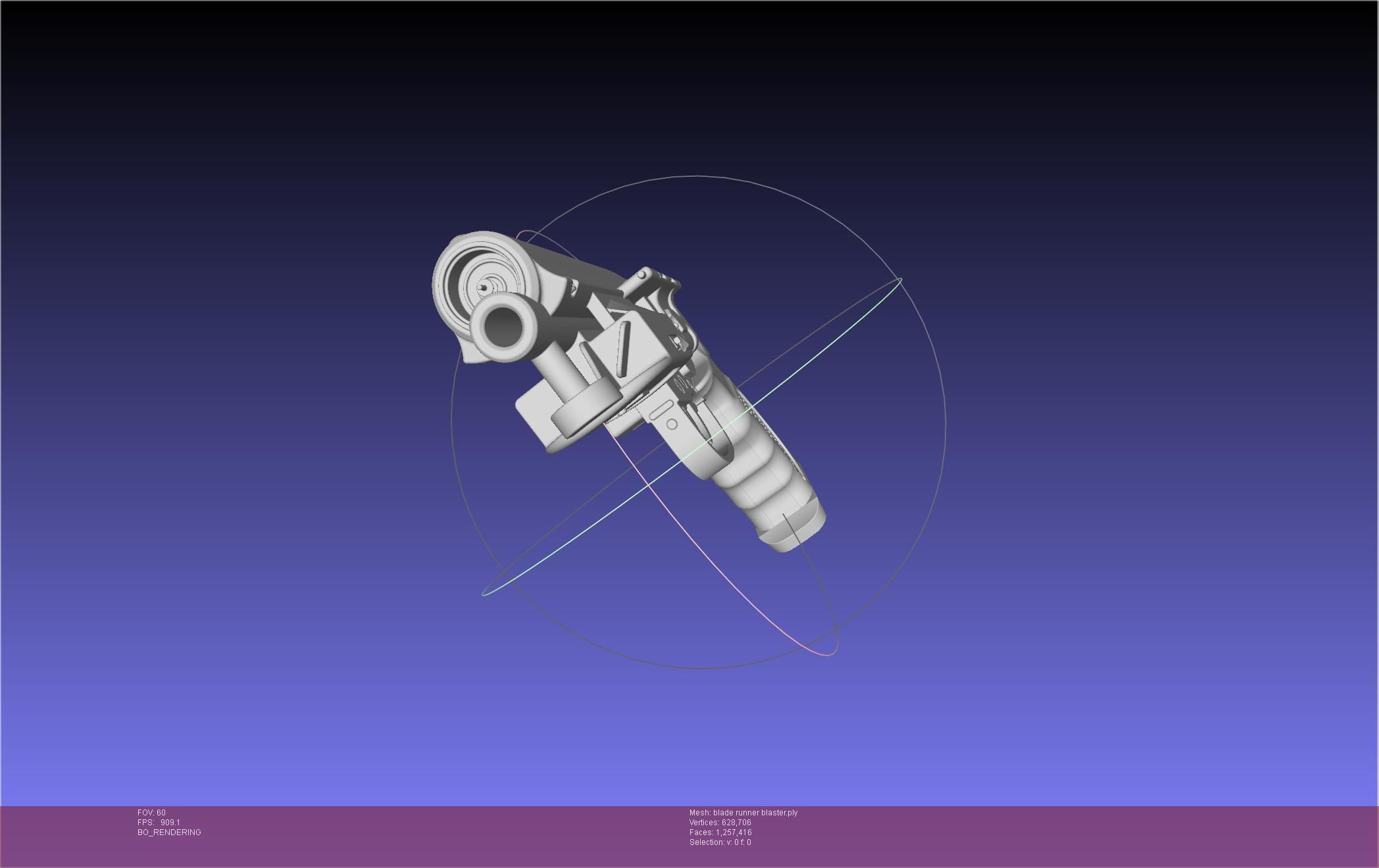 Blade Runner Deckard Blaster Basic Model 3D model_30
