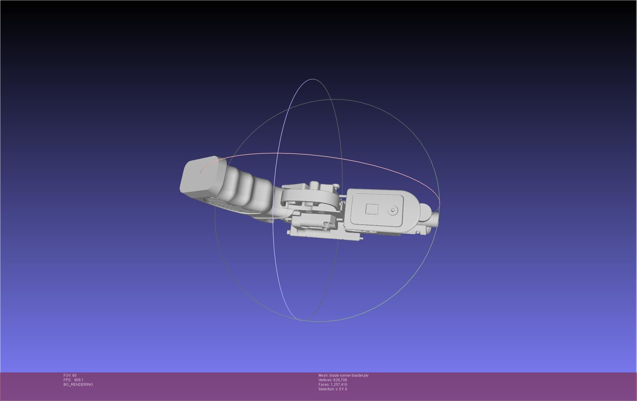 Blade Runner Deckard Blaster Basic Model 3D model_81