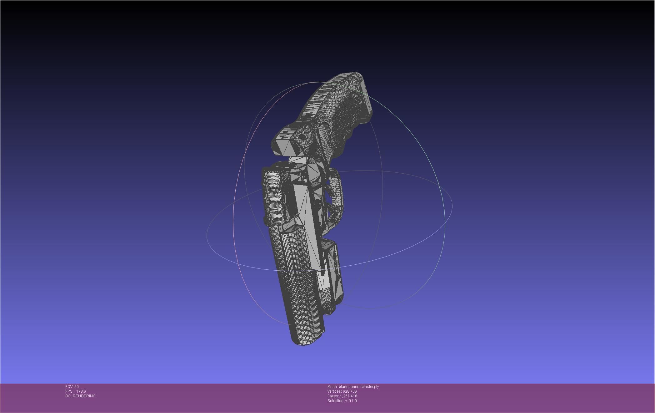 Blade Runner Deckard Blaster Basic Model 3D model_95