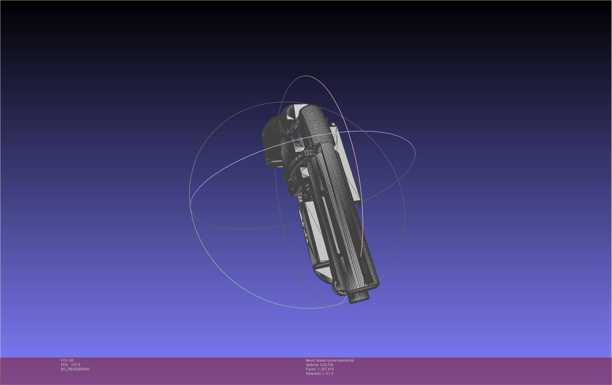 Blade Runner Deckard Blaster Basic Model 3D model_103