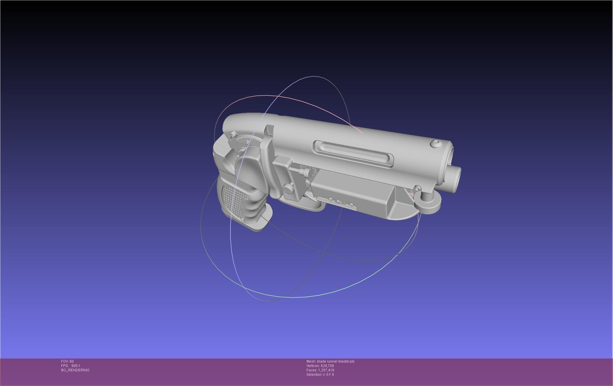 Blade Runner Deckard Blaster Basic Model 3D model_48