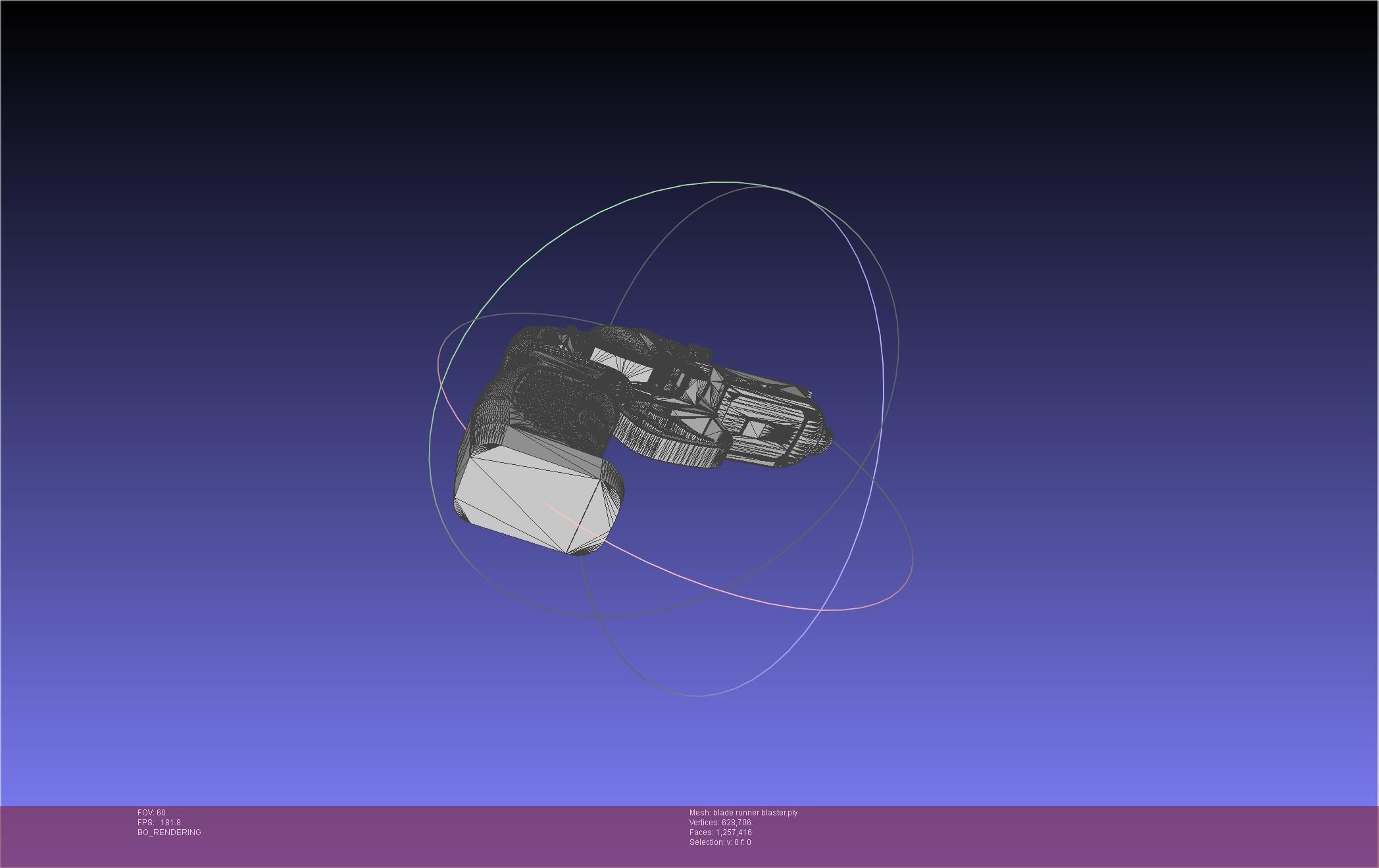 Blade Runner Deckard Blaster Basic Model 3D model_94