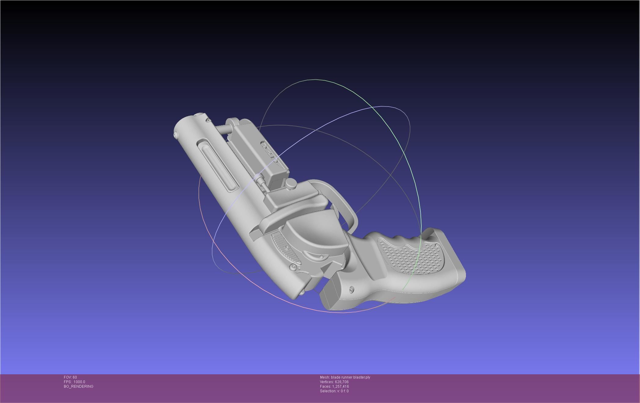 Blade Runner Deckard Blaster Basic Model 3D model_54