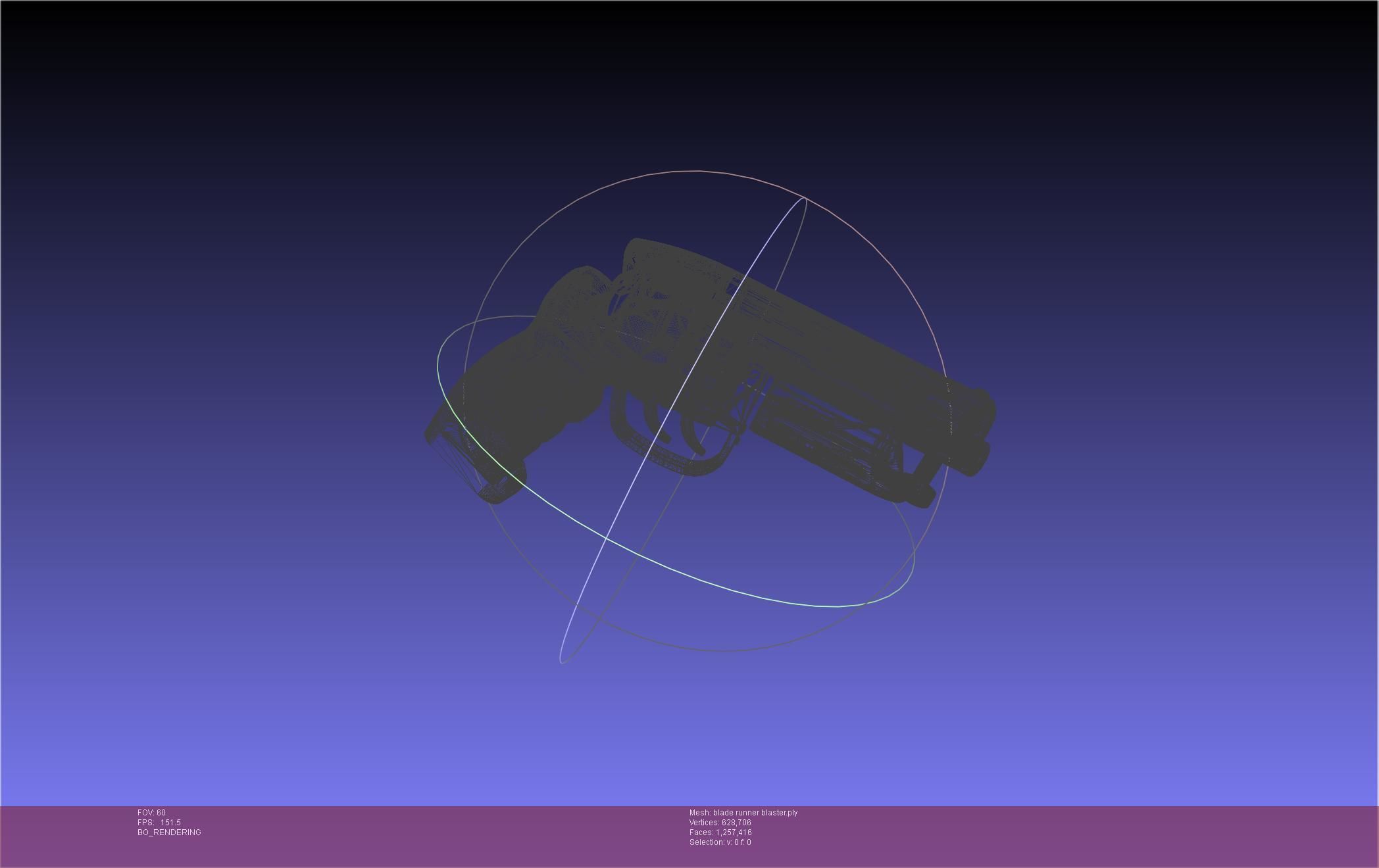 Blade Runner Deckard Blaster Basic Model 3D model_107