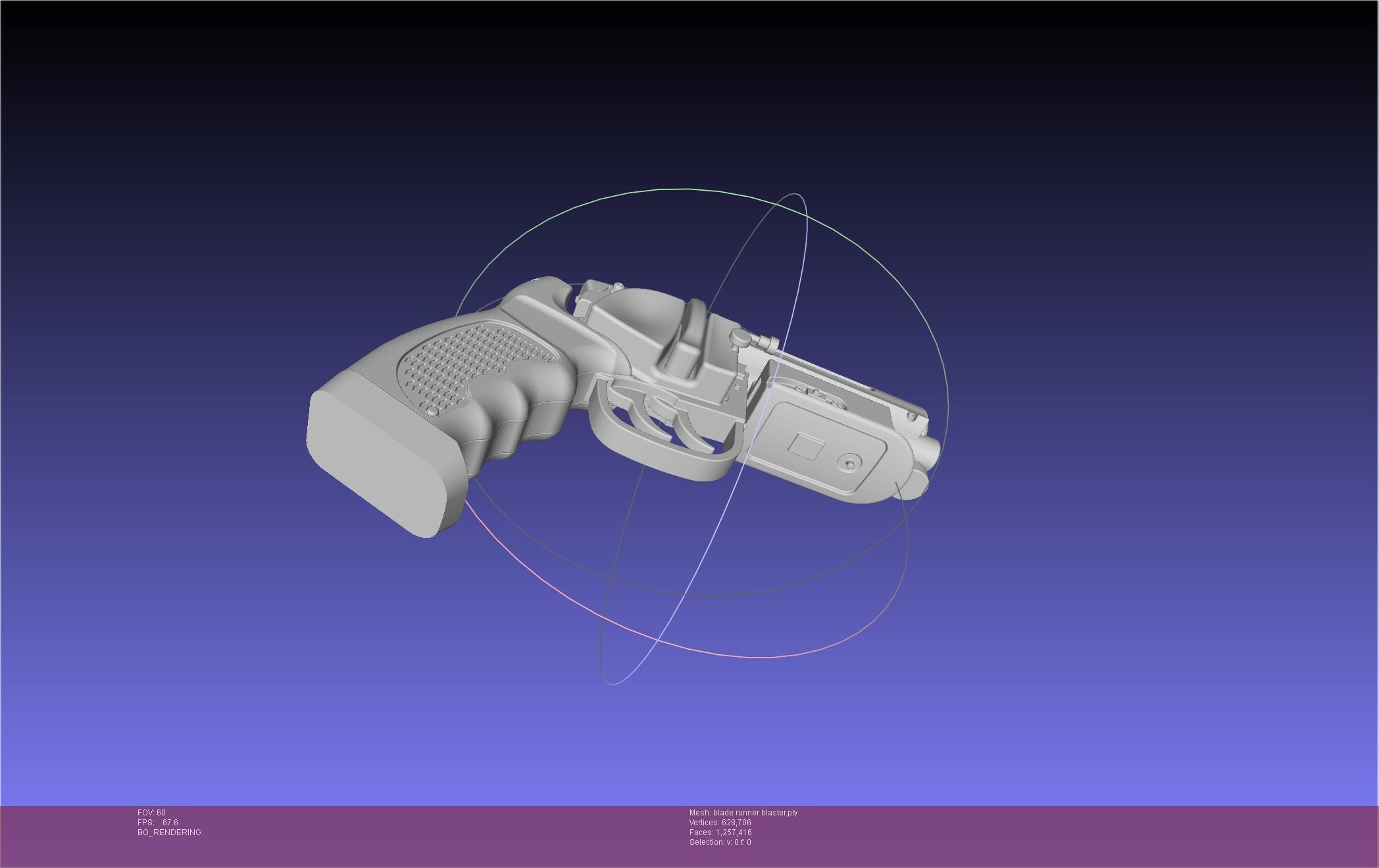 Blade Runner Deckard Blaster Basic Model 3D model_16
