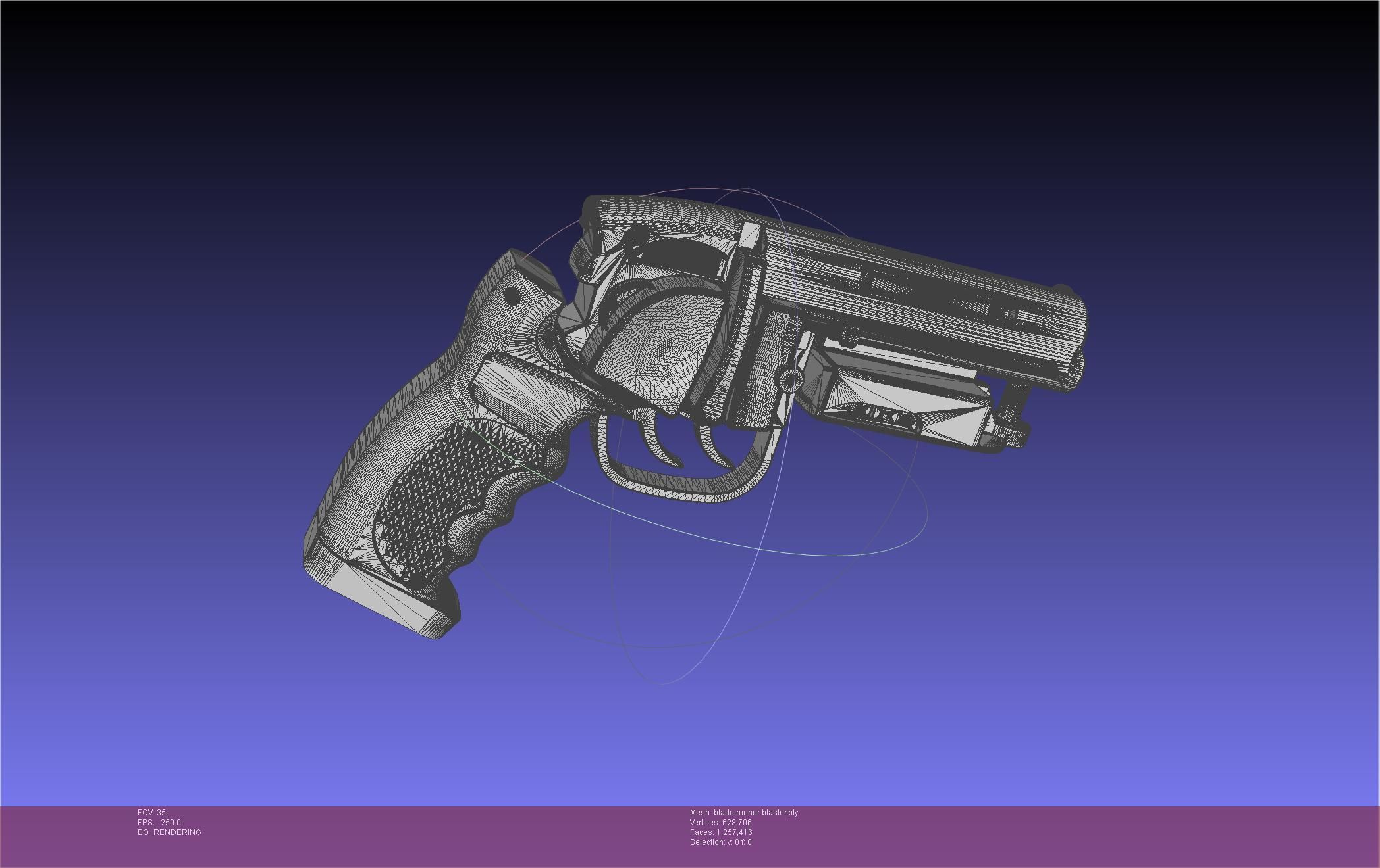Blade Runner Deckard Blaster Basic Model 3D model_120