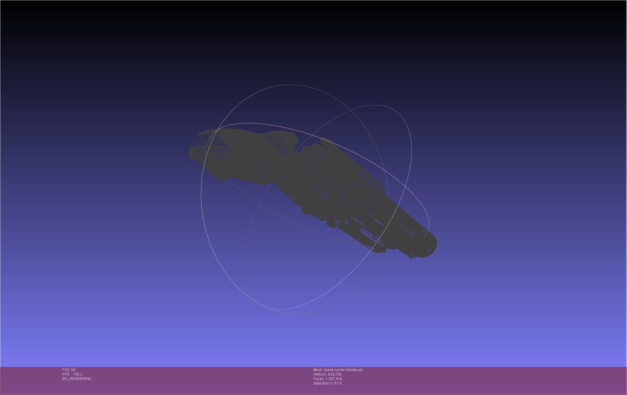 Blade Runner Deckard Blaster Basic Model 3D model_112