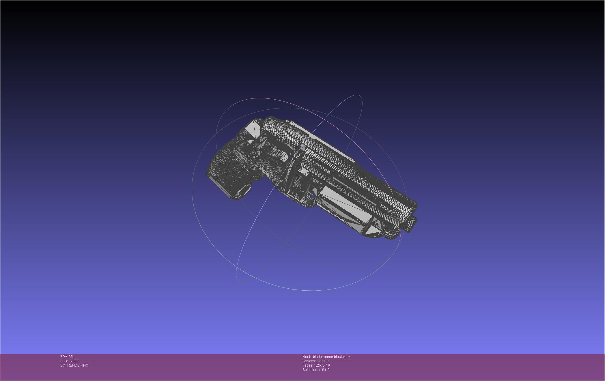 Blade Runner Deckard Blaster Basic Model 3D model_117