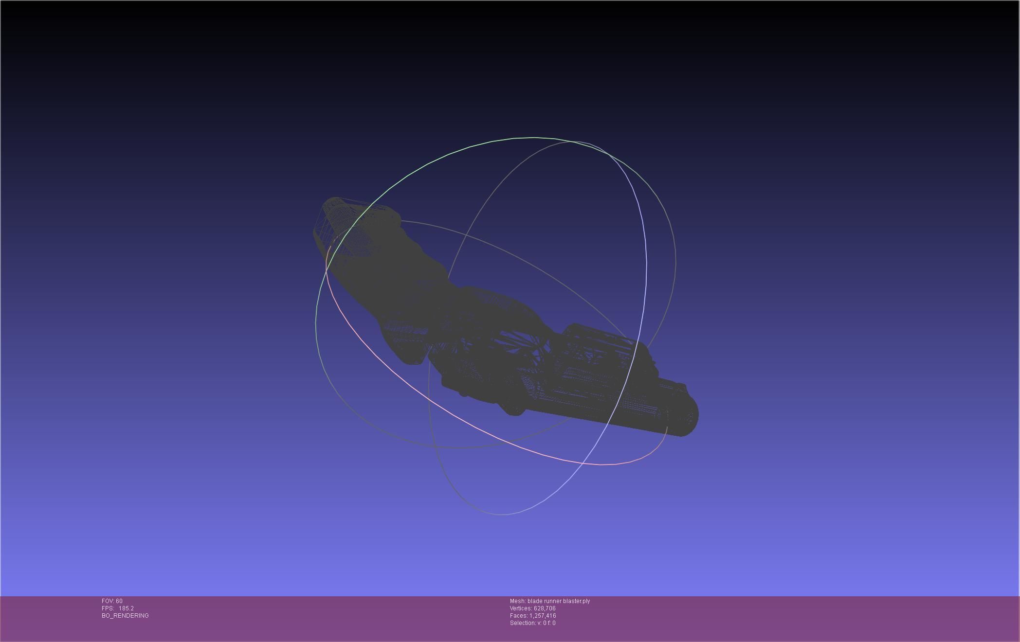Blade Runner Deckard Blaster Basic Model 3D model_111
