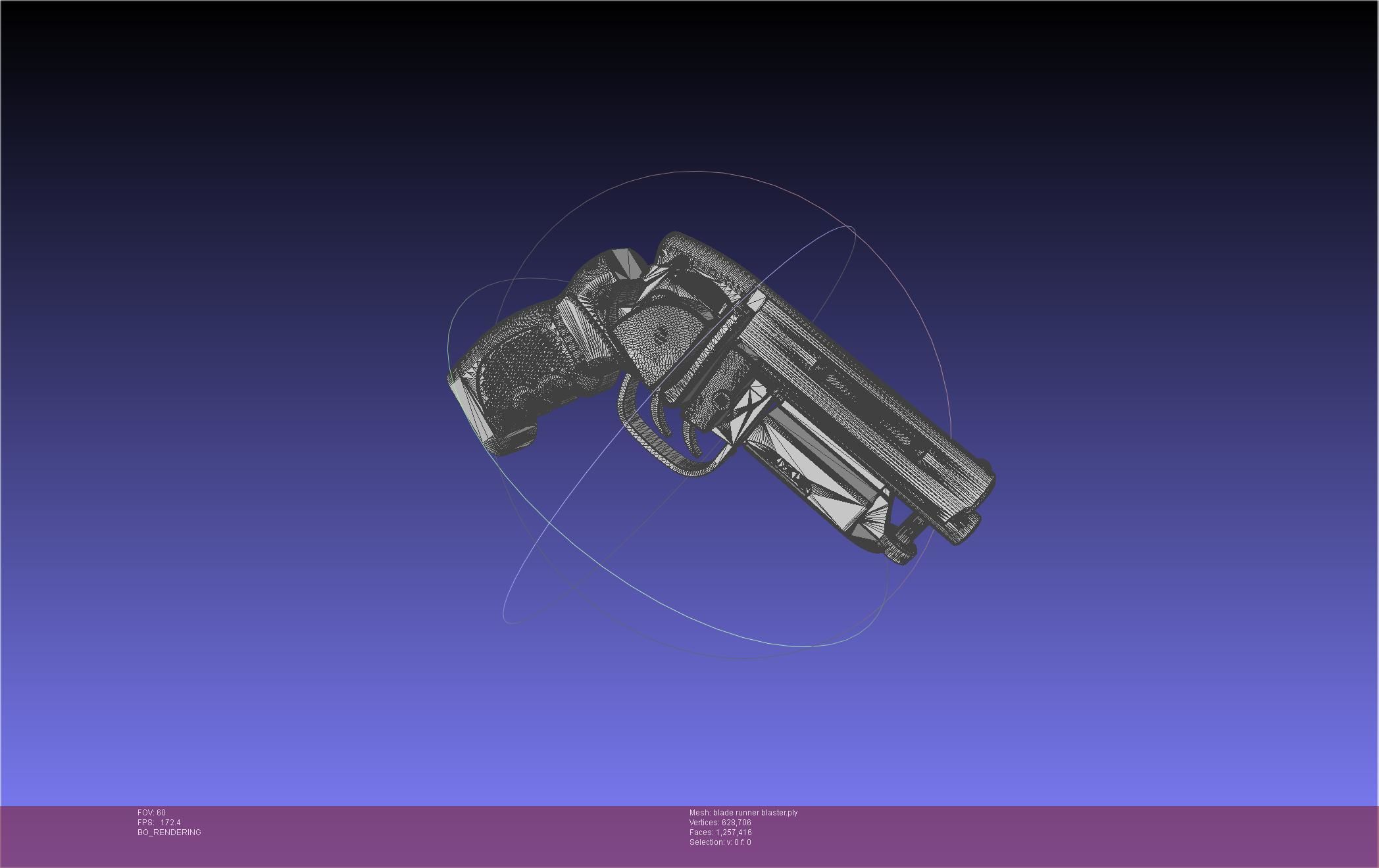Blade Runner Deckard Blaster Basic Model 3D model_96