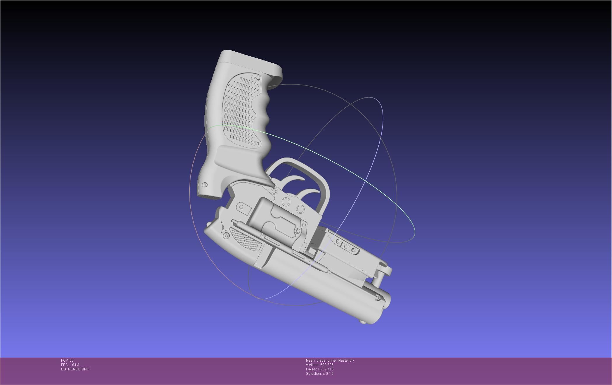 Blade Runner Deckard Blaster Basic Model 3D model_22