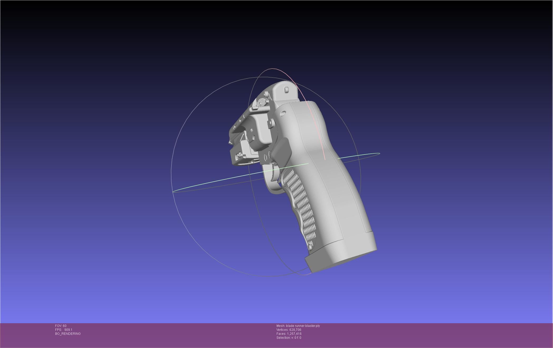 Blade Runner Deckard Blaster Basic Model 3D model_36