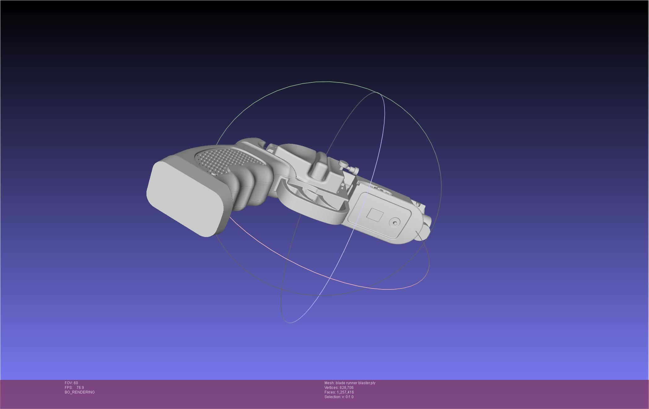 Blade Runner Deckard Blaster Basic Model 3D model_18