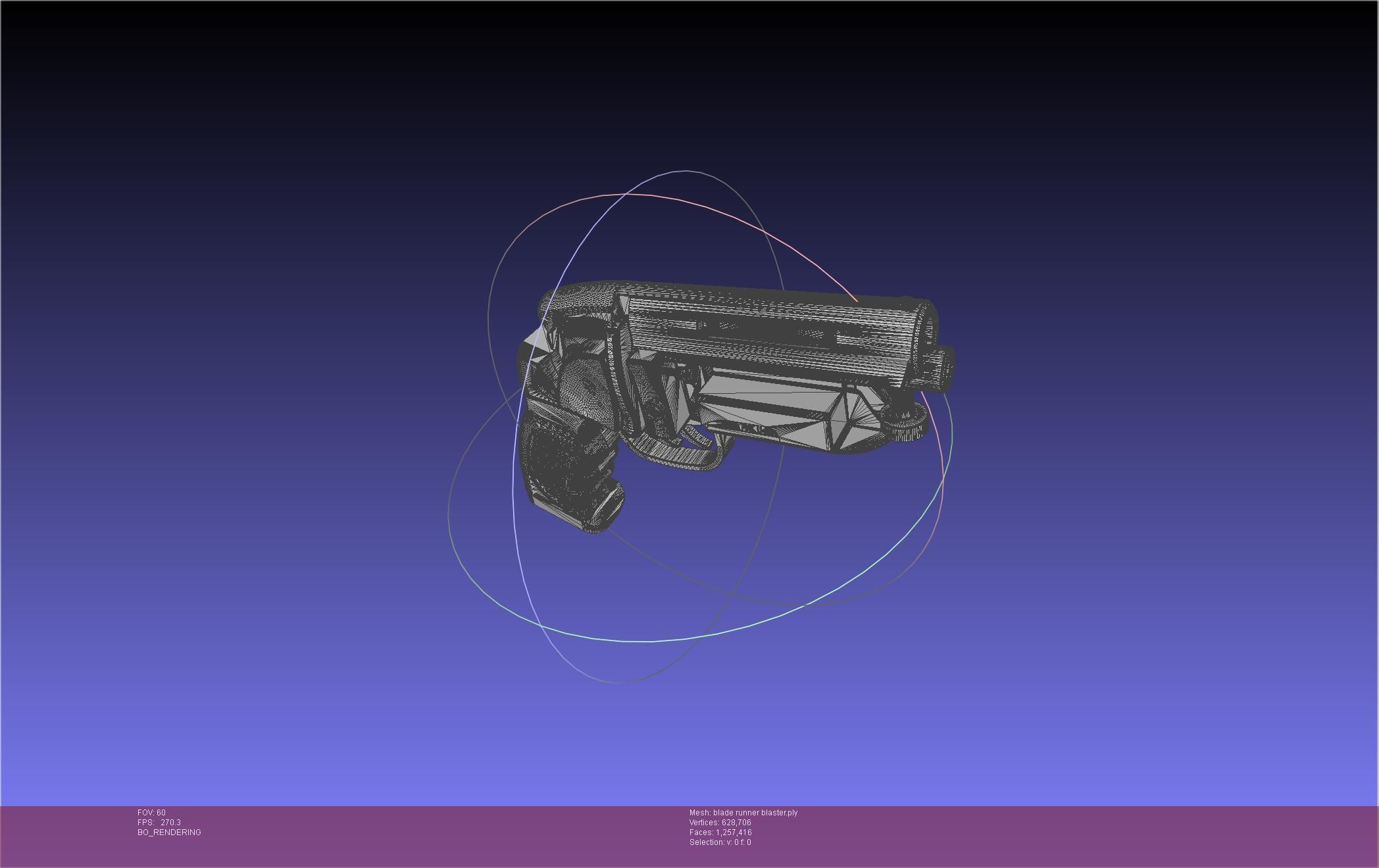 Blade Runner Deckard Blaster Basic Model 3D model_91