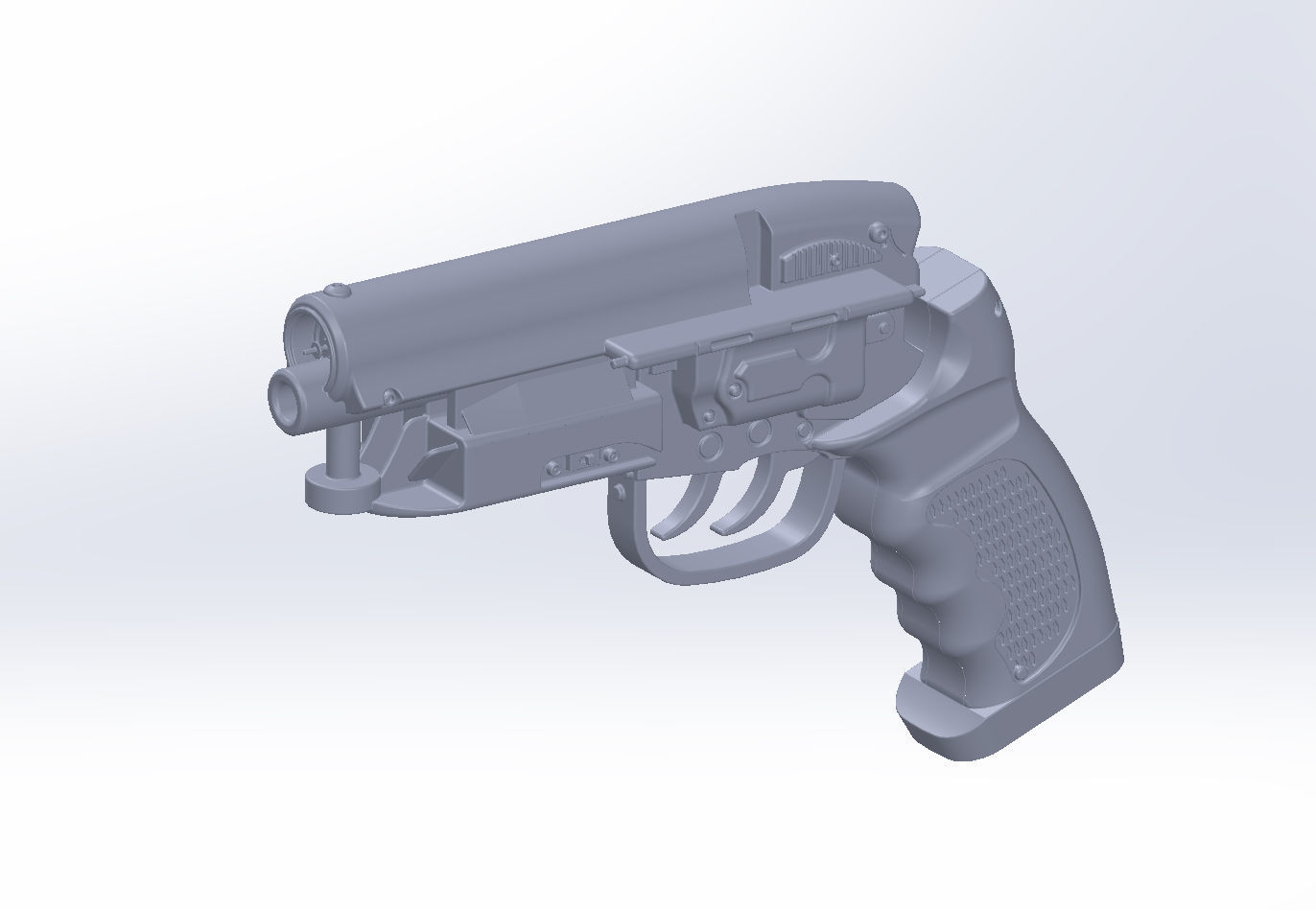 Blade Runner Deckard Blaster Basic Model 3D model_5
