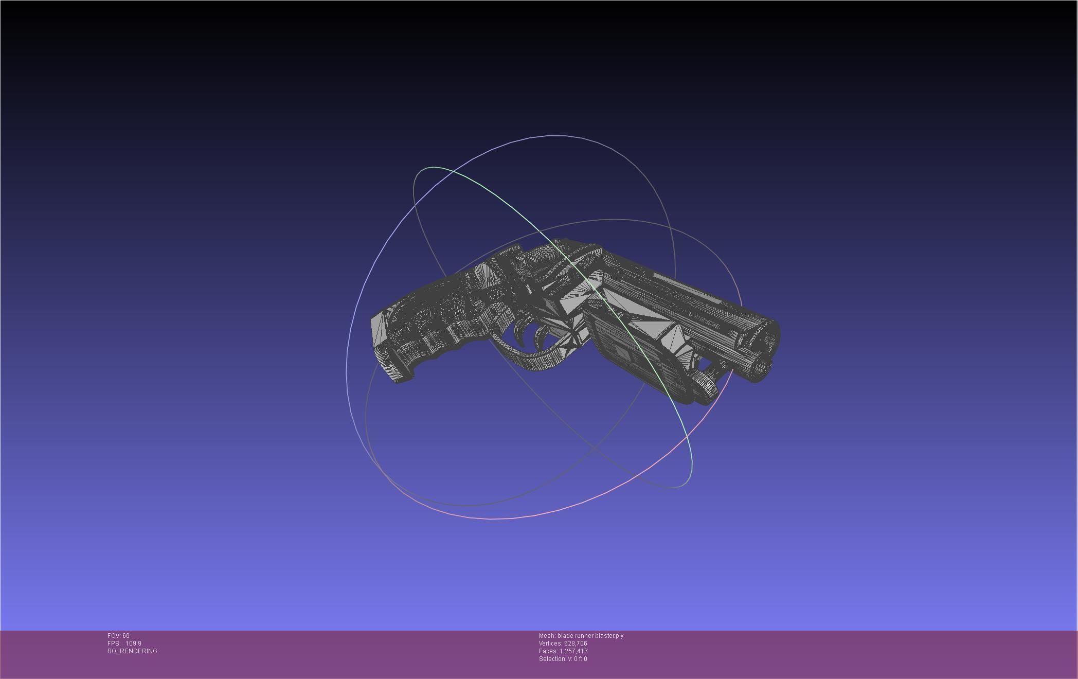 Blade Runner Deckard Blaster Basic Model 3D model_102