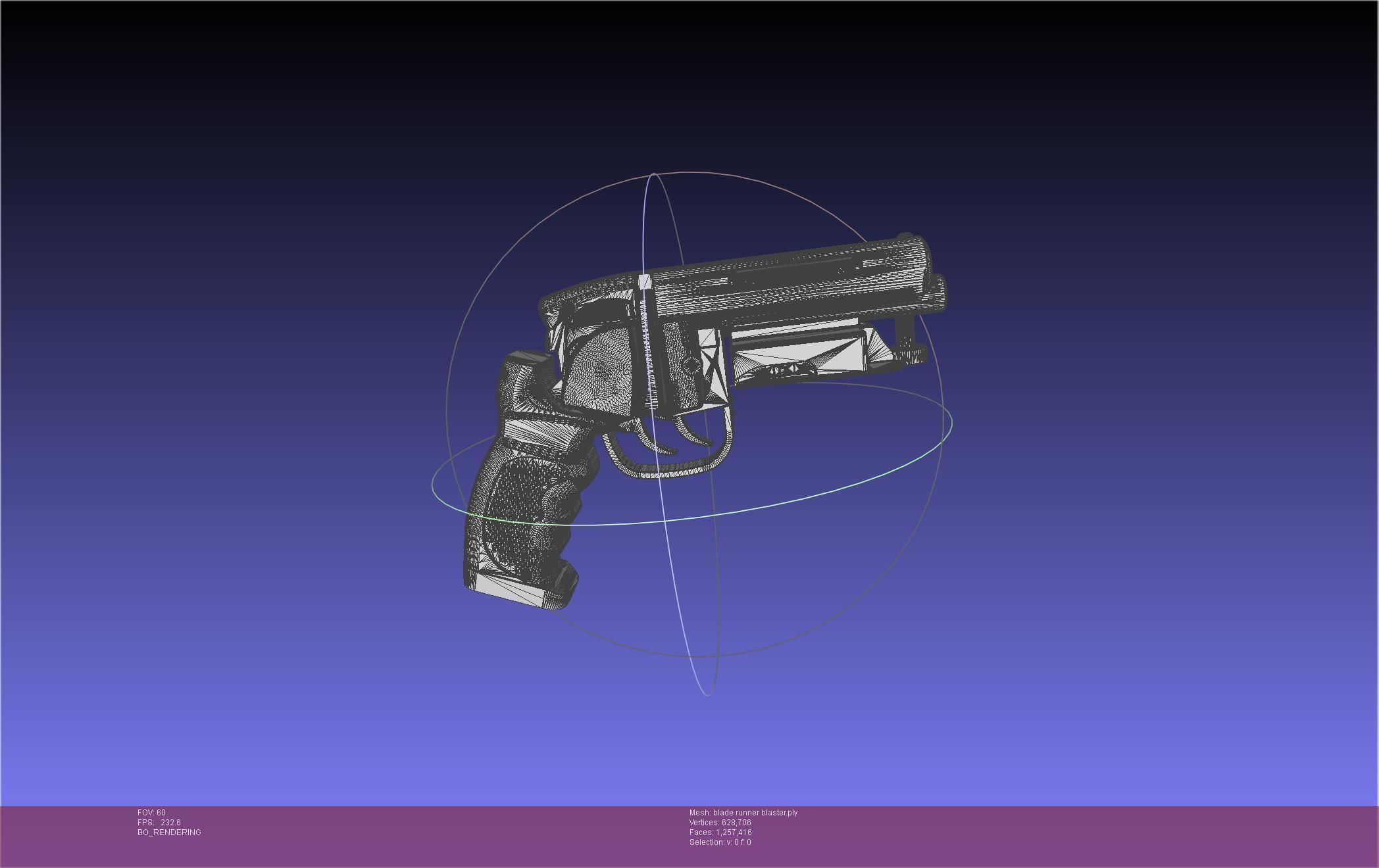 Blade Runner Deckard Blaster Basic Model 3D model_92