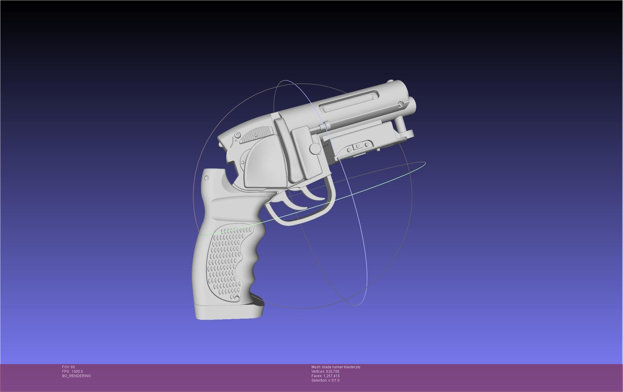 Blade Runner Deckard Blaster Basic Model 3D model_50