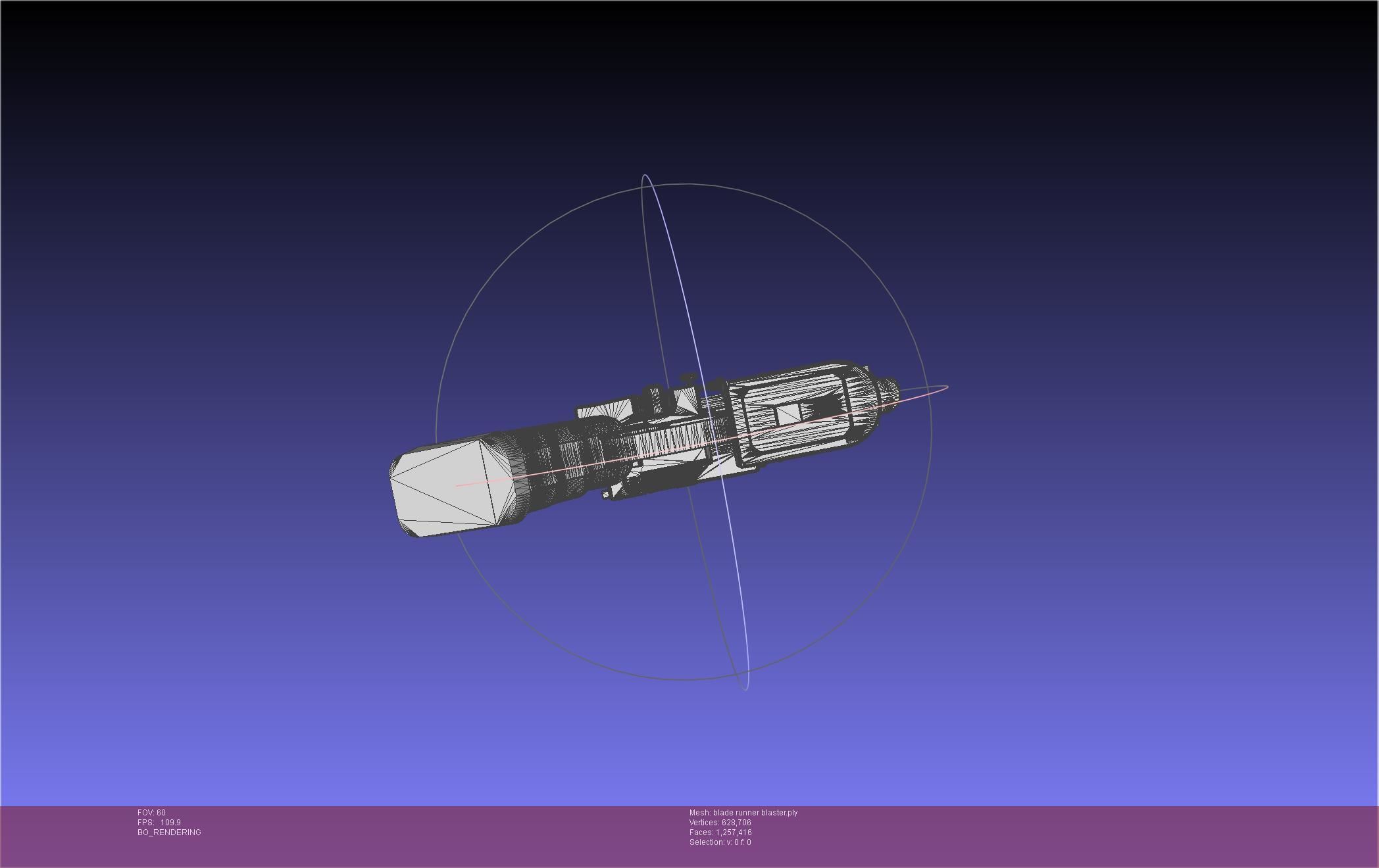 Blade Runner Deckard Blaster Basic Model 3D model_101