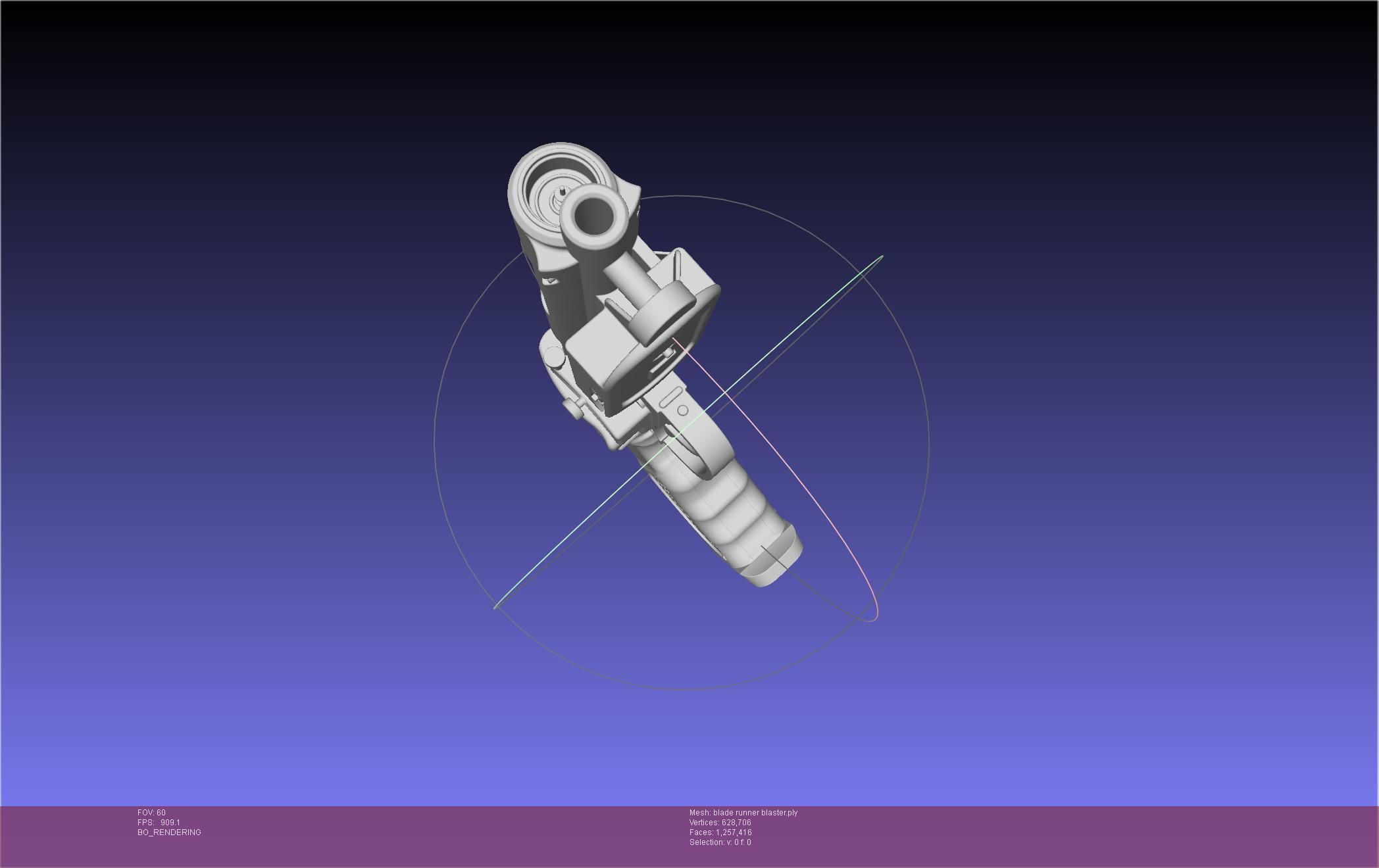 Blade Runner Deckard Blaster Basic Model 3D model_29