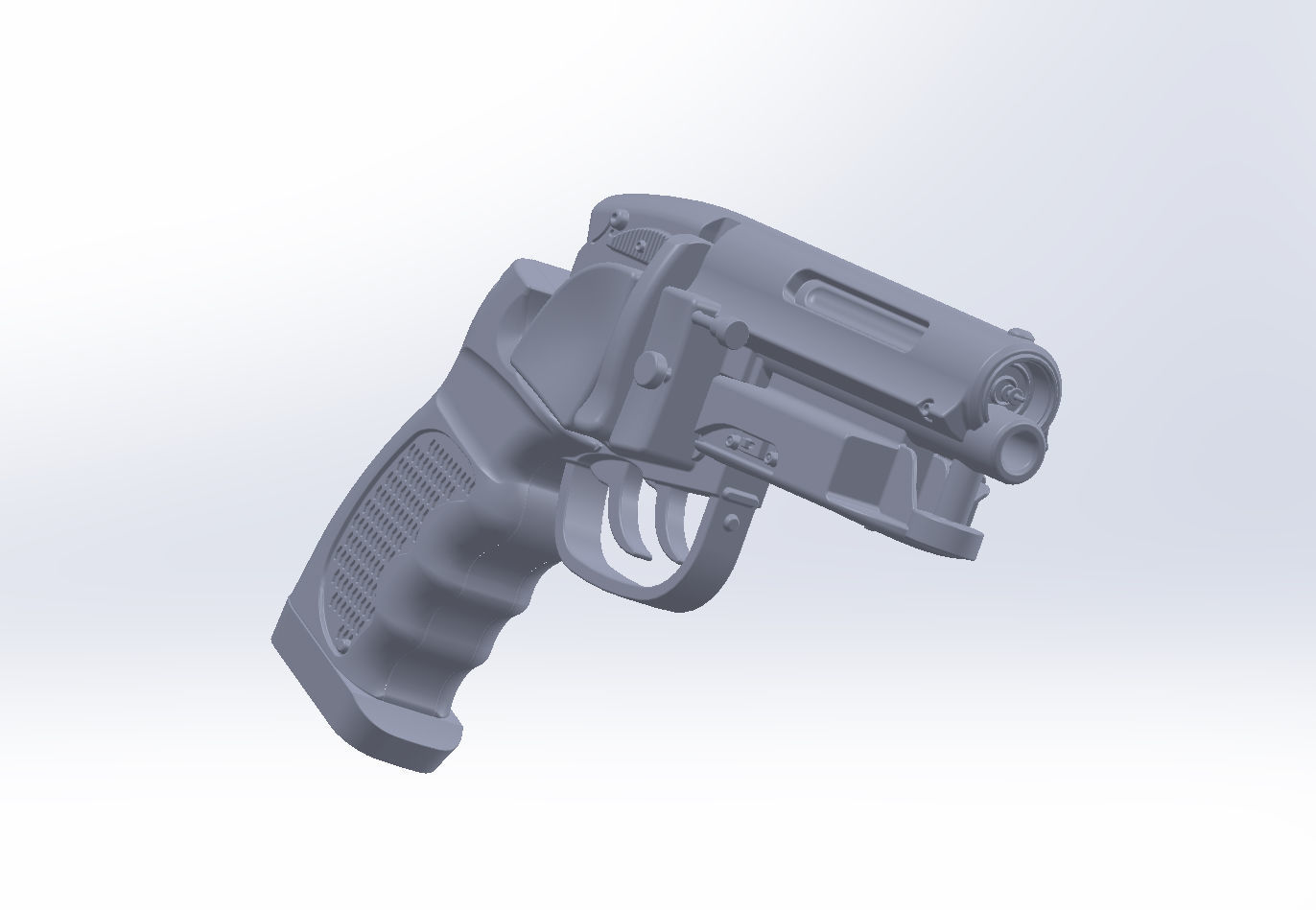 Blade Runner Deckard Blaster Basic Model 3D model_6