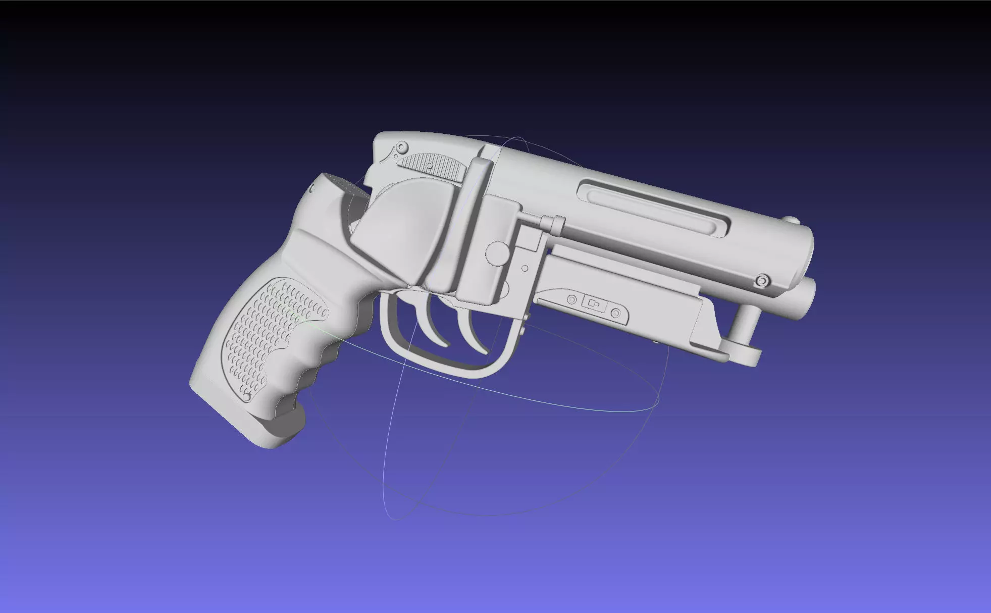 Blade Runner Deckard Blaster Basic Model 3D model_0
