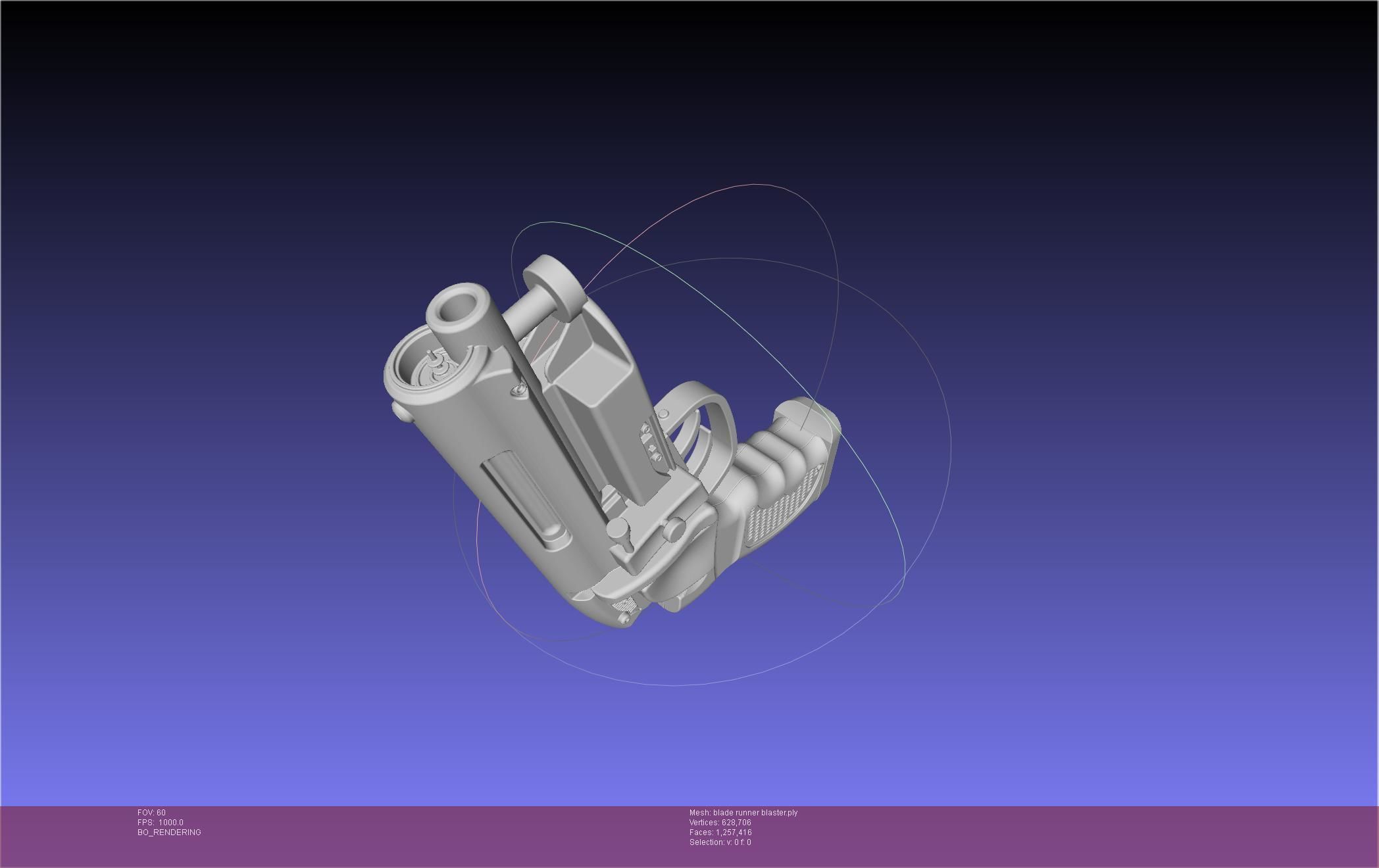 Blade Runner Deckard Blaster Basic Model 3D model_65