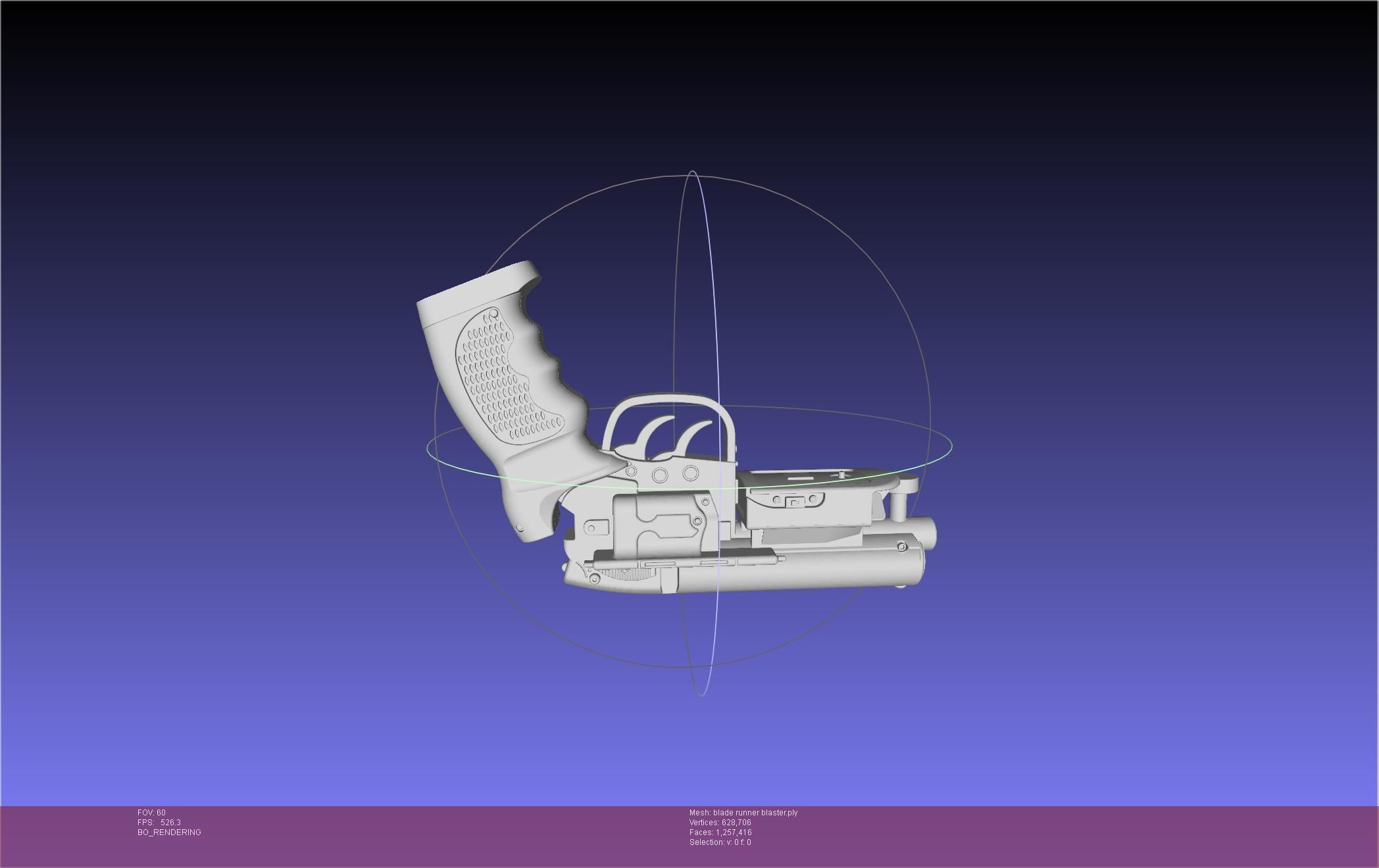 Blade Runner Deckard Blaster Basic Model 3D model_82
