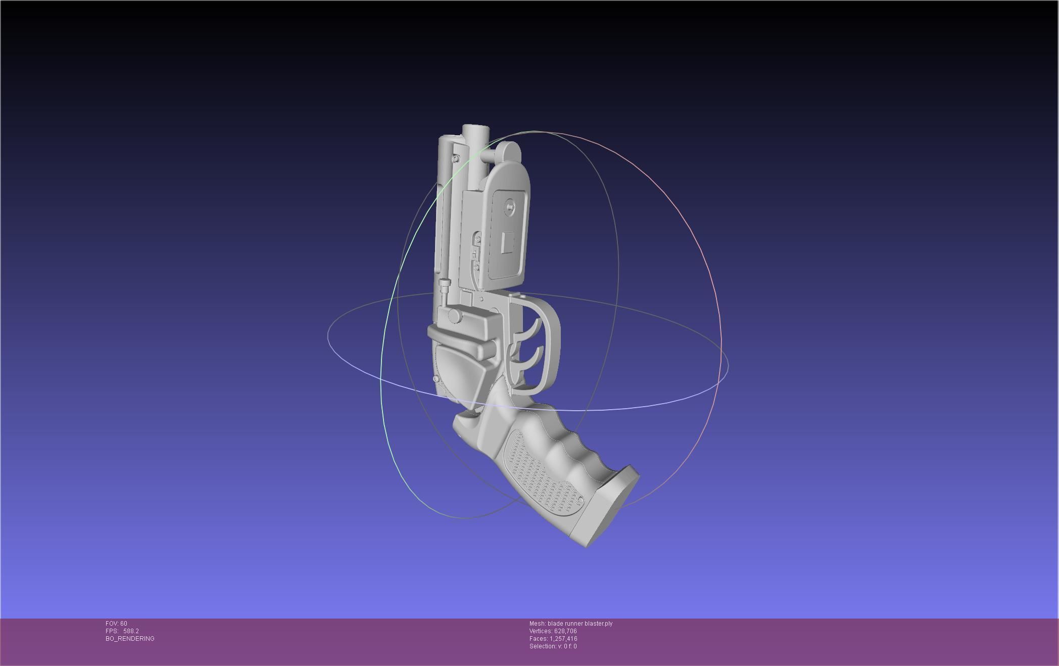 Blade Runner Deckard Blaster Basic Model 3D model_70