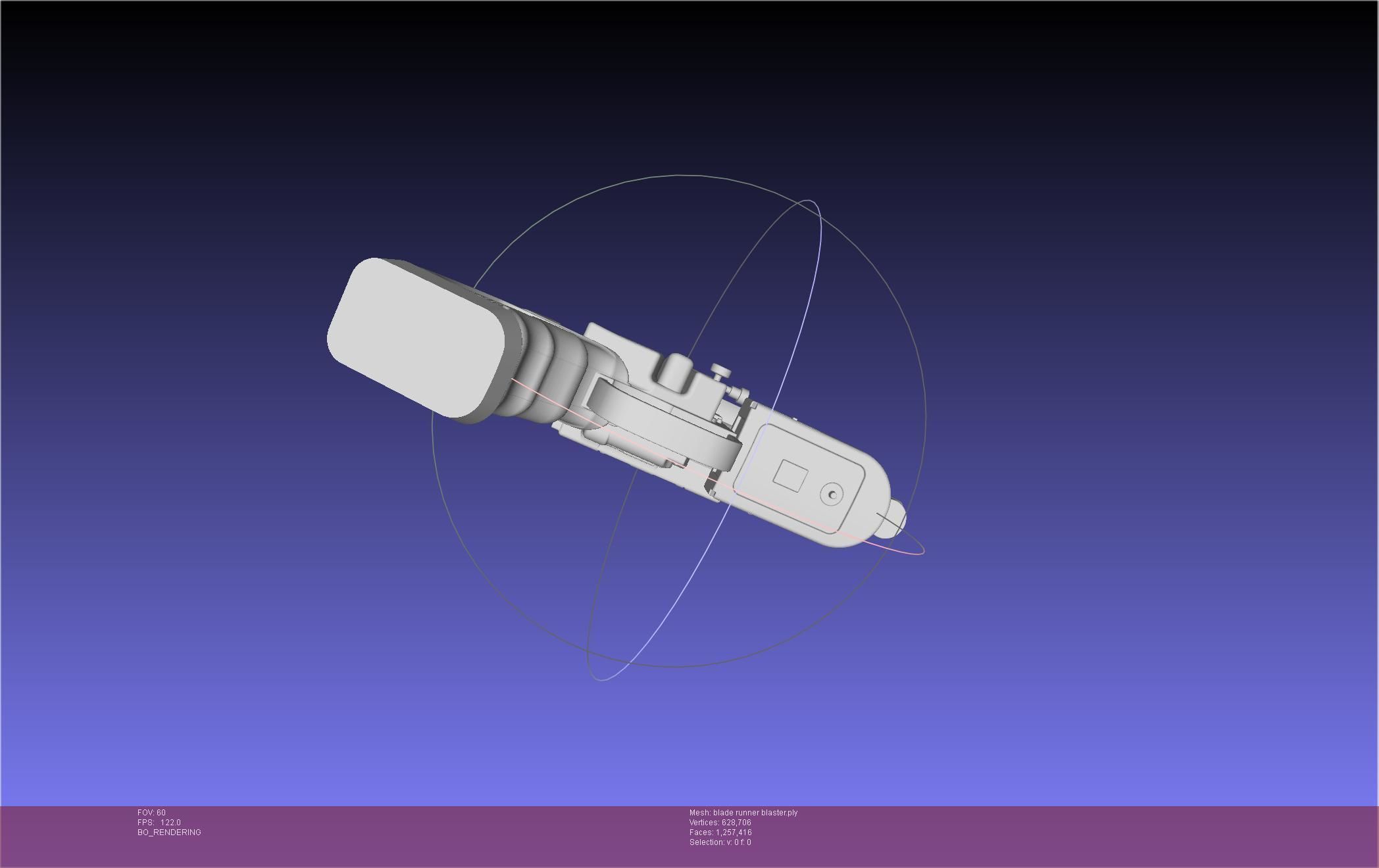 Blade Runner Deckard Blaster Basic Model 3D model_17