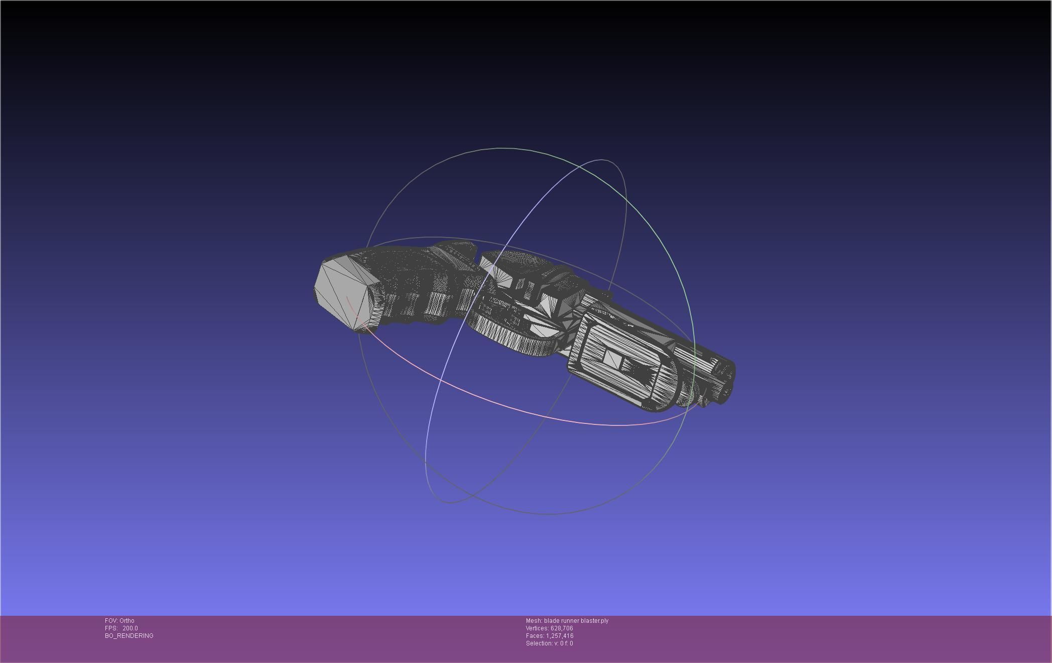 Blade Runner Deckard Blaster Basic Model 3D model_114