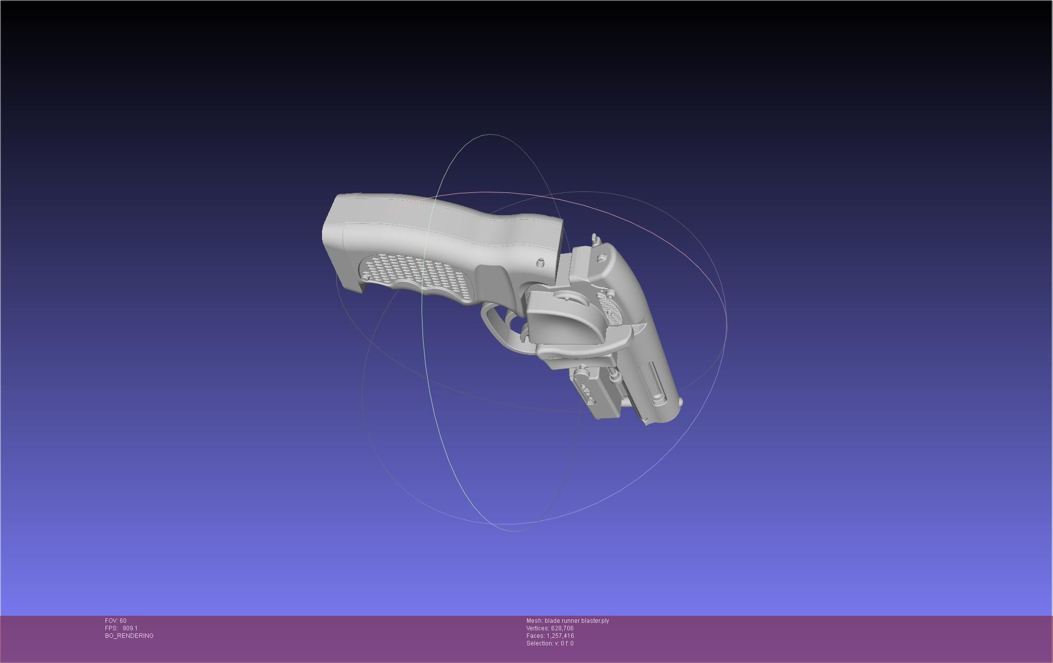 Blade Runner Deckard Blaster Basic Model 3D model_84