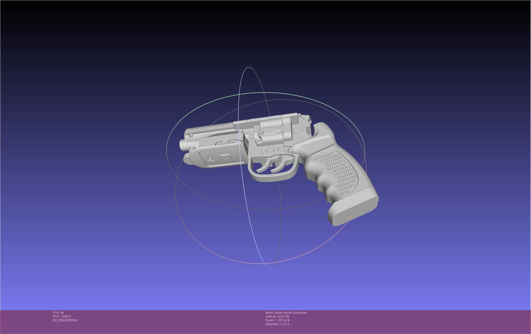 Blade Runner Deckard Blaster Basic Model 3D model_75