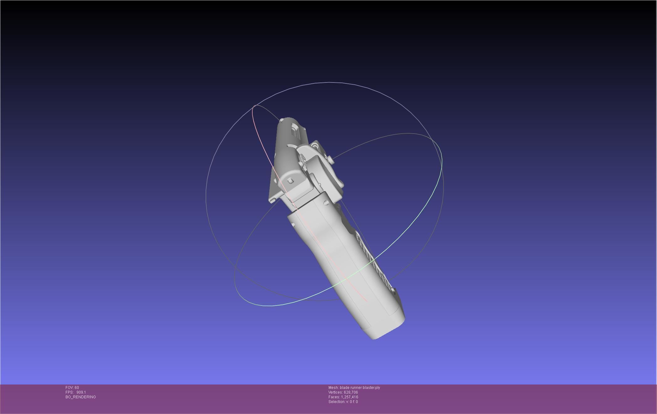 Blade Runner Deckard Blaster Basic Model 3D model_88