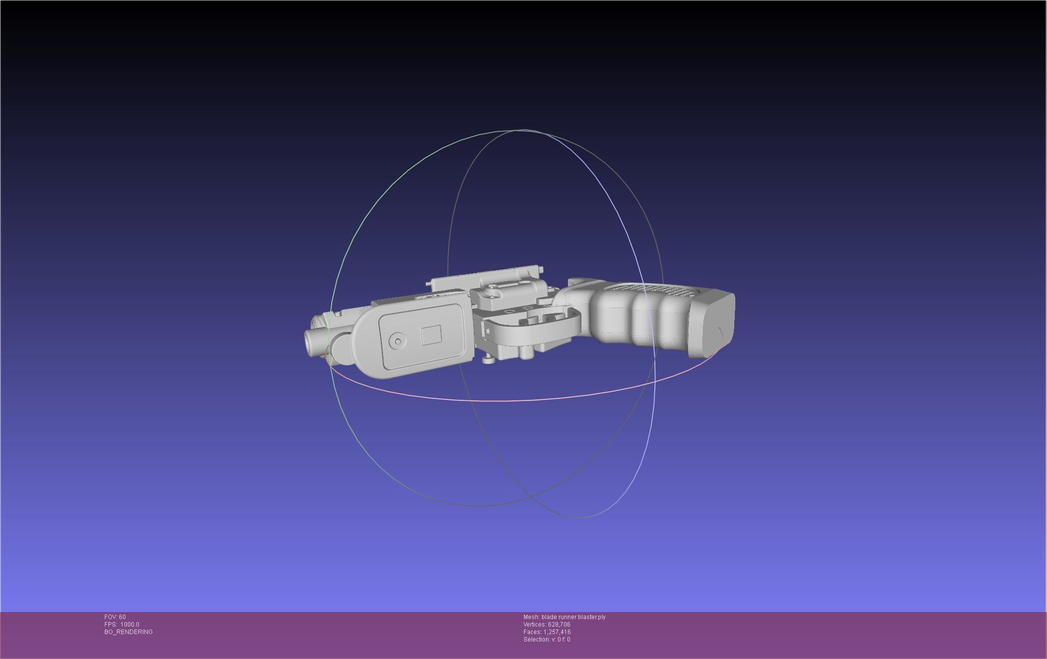 Blade Runner Deckard Blaster Basic Model 3D model_76