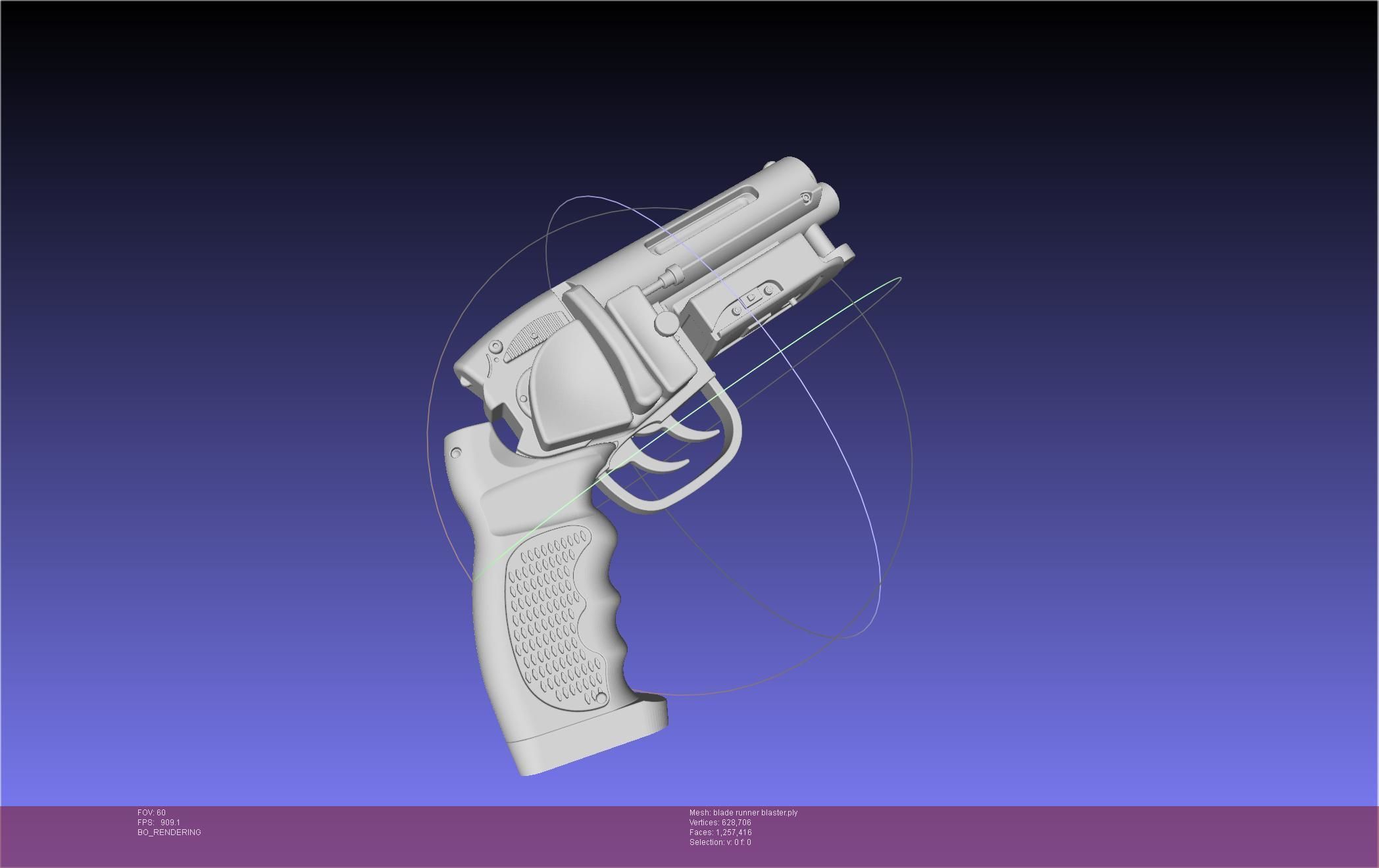 Blade Runner Deckard Blaster Basic Model 3D model_52