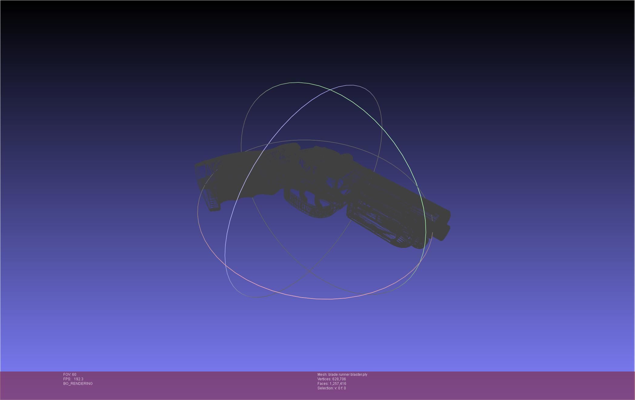 Blade Runner Deckard Blaster Basic Model 3D model_109