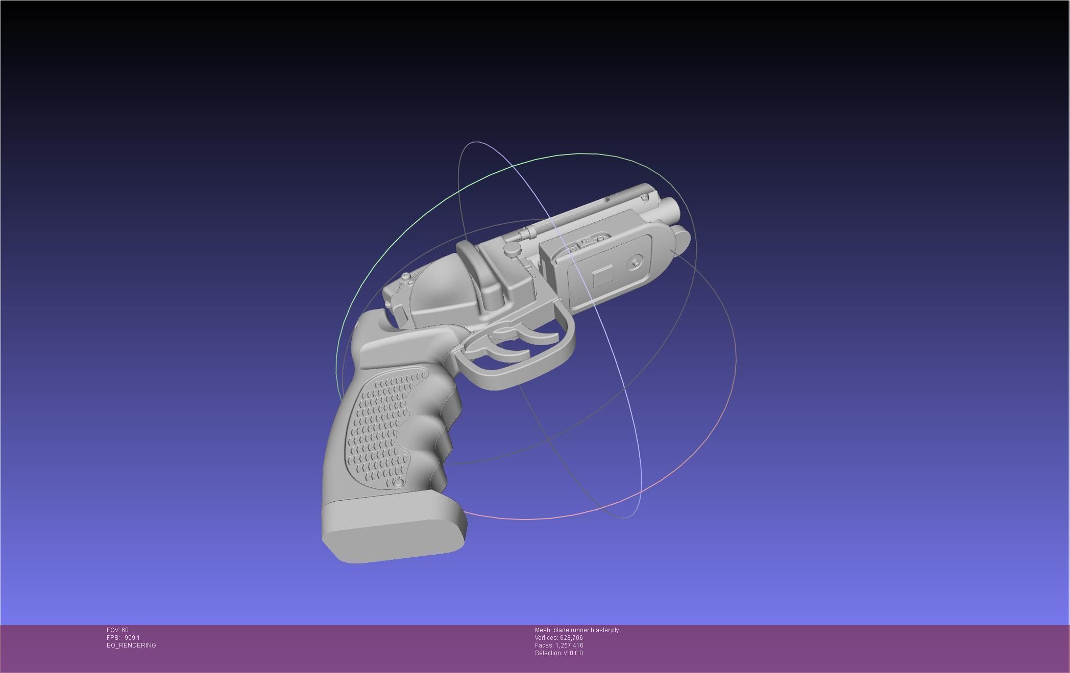 Blade Runner Deckard Blaster Basic Model 3D model_58