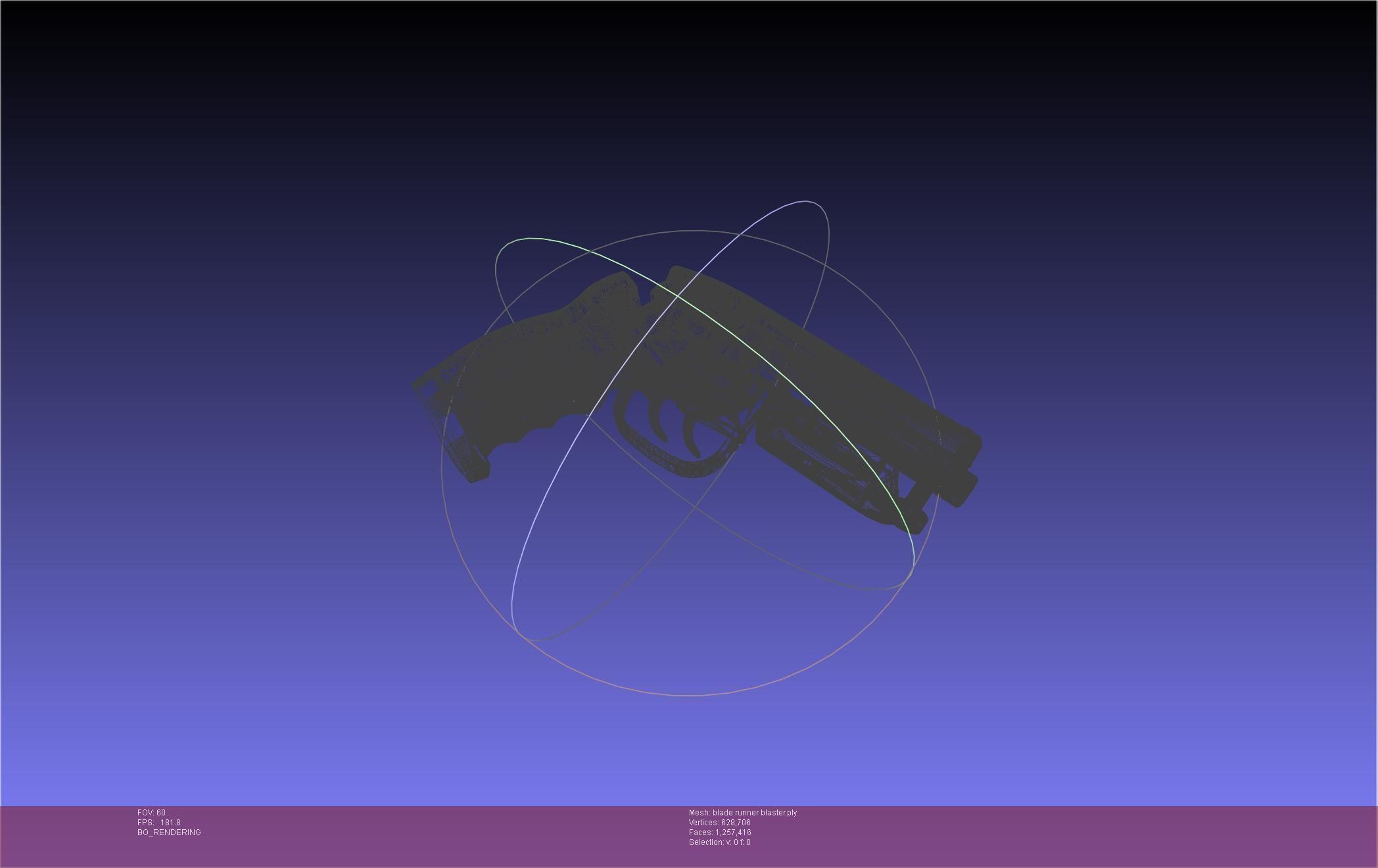 Blade Runner Deckard Blaster Basic Model 3D model_108
