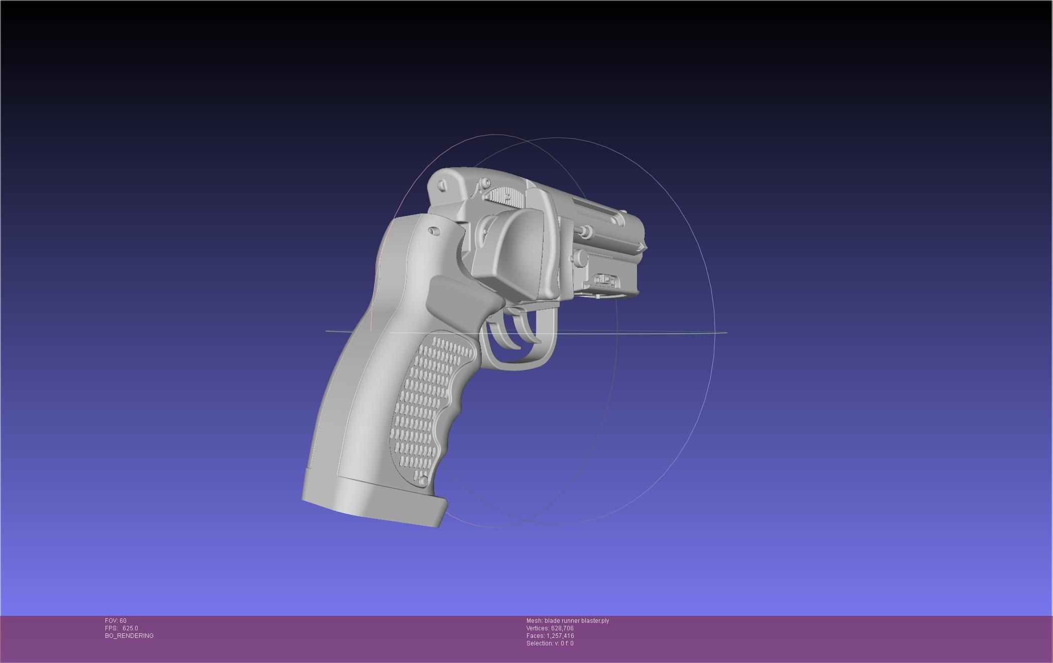 Blade Runner Deckard Blaster Basic Model 3D model_32