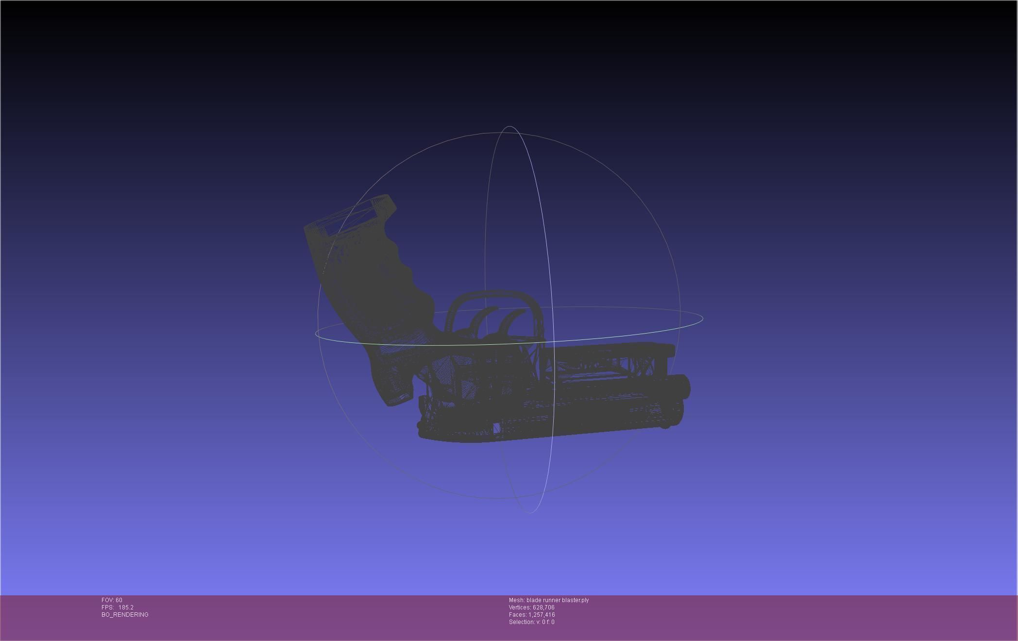 Blade Runner Deckard Blaster Basic Model 3D model_110