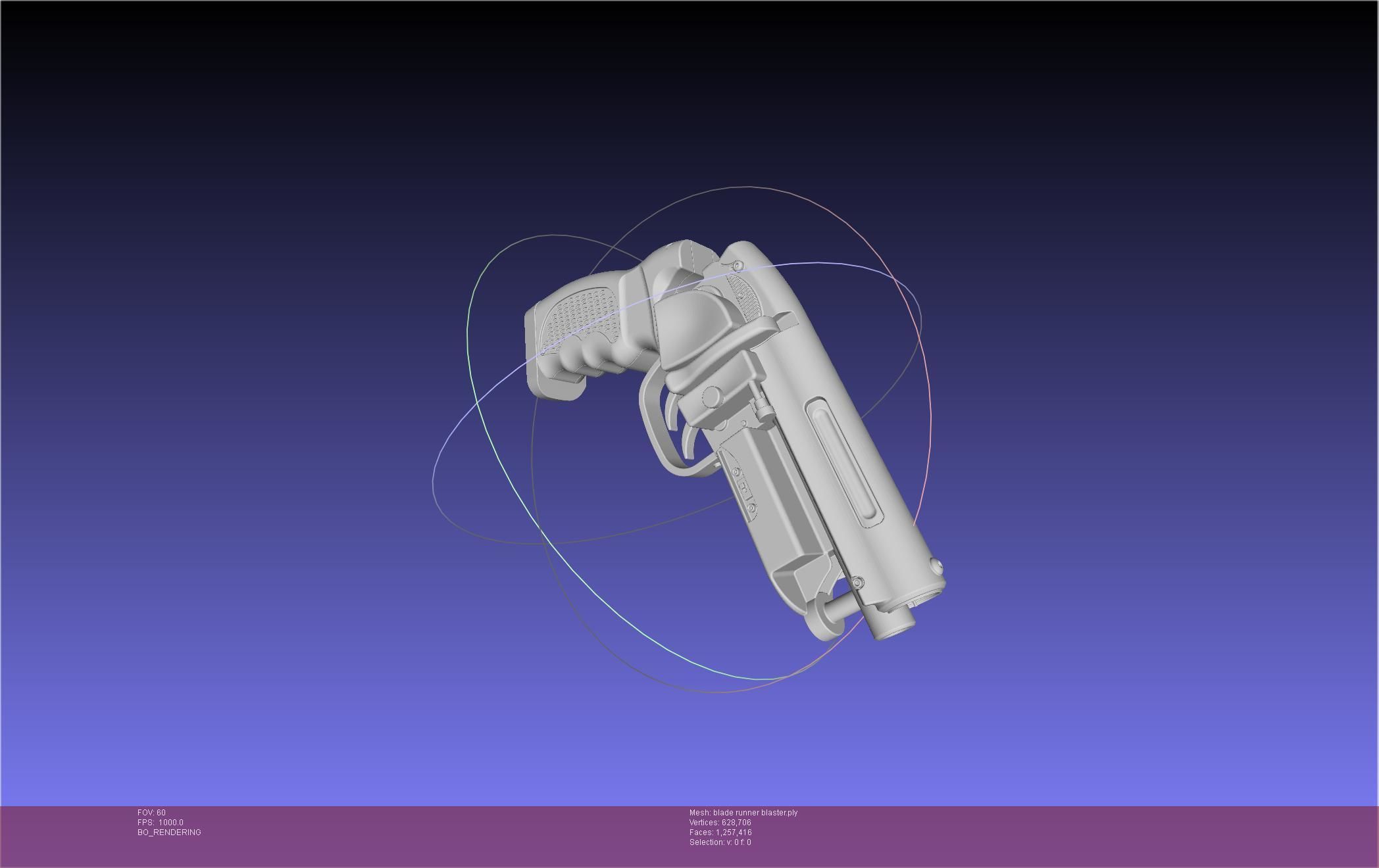 Blade Runner Deckard Blaster Basic Model 3D model_86