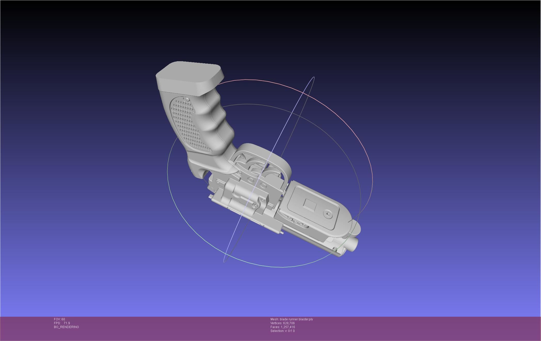Blade Runner Deckard Blaster Basic Model 3D model_20