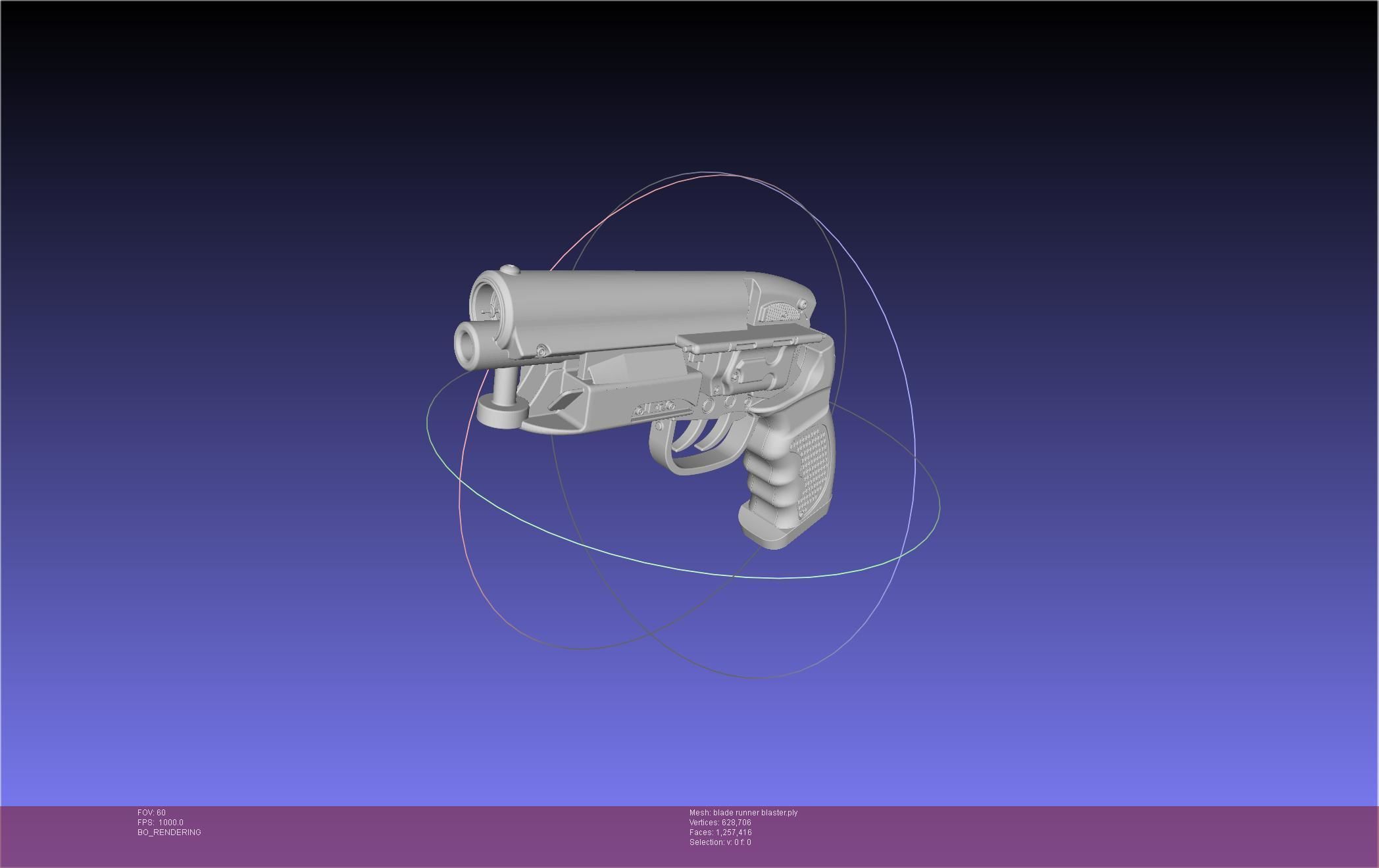 Blade Runner Deckard Blaster Basic Model 3D model_73