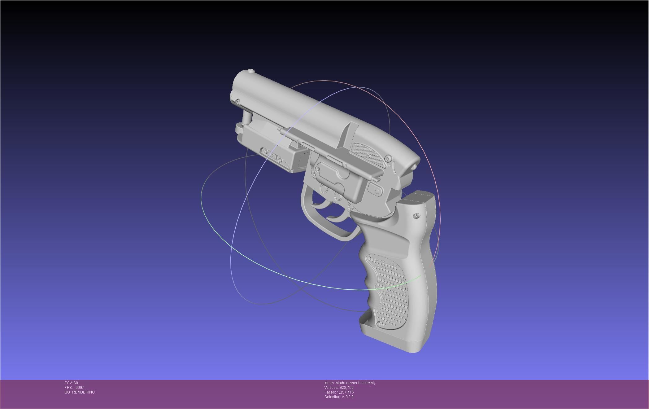 Blade Runner Deckard Blaster Basic Model 3D model_62
